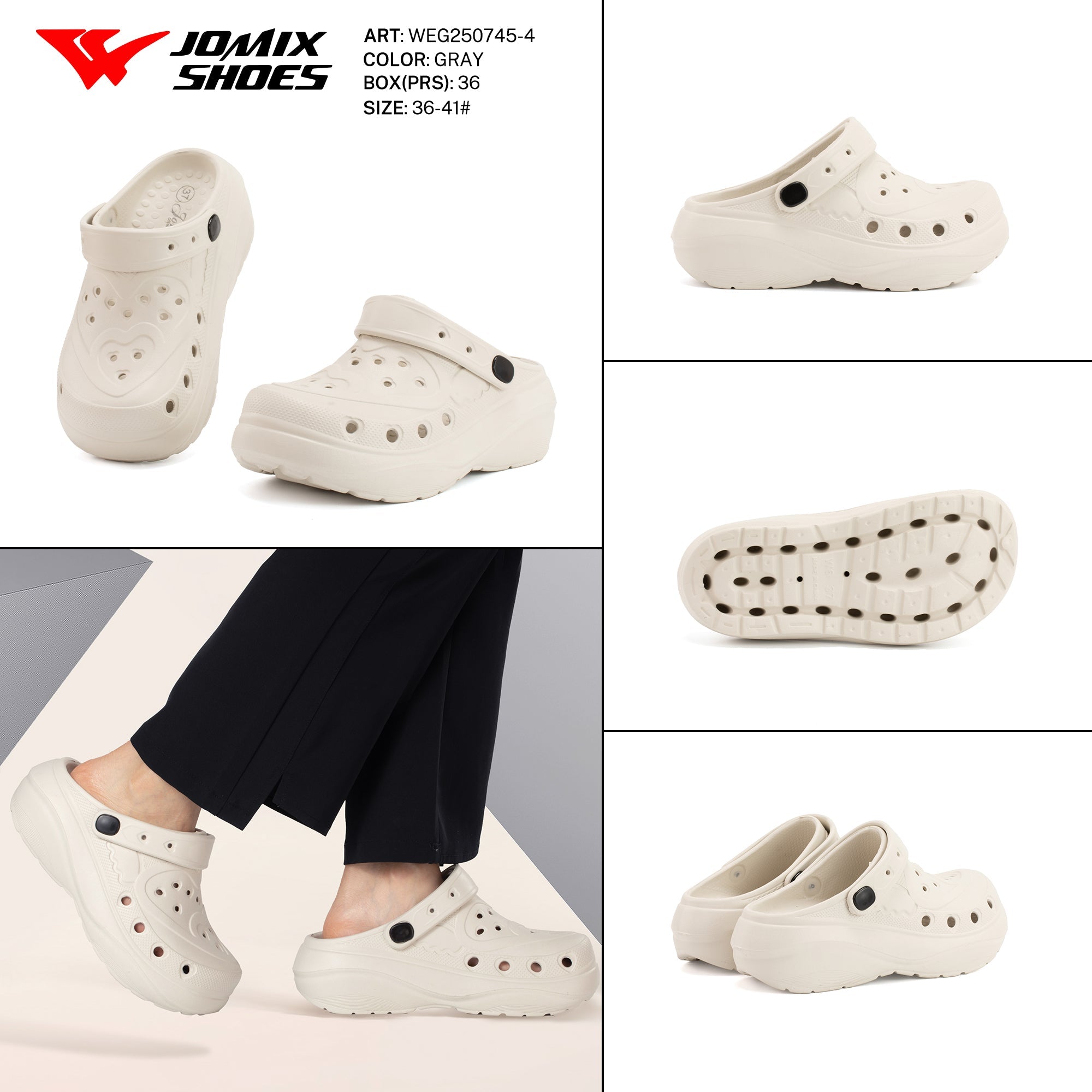 Ciabatte Chiusa Da Donna Weg250745 - 4 - Fornitura all'ingrosso di Ciabatte Donna da Jomix Shoes B2B