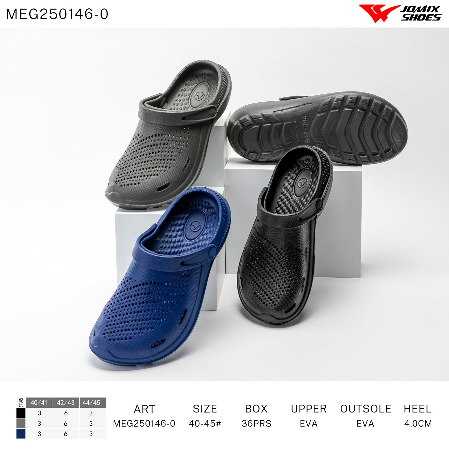 Ciabatte Chiusa Meg250146 - 0 - Fornitura all'ingrosso di Ciabatte Uomo da Jomix Shoes B2B