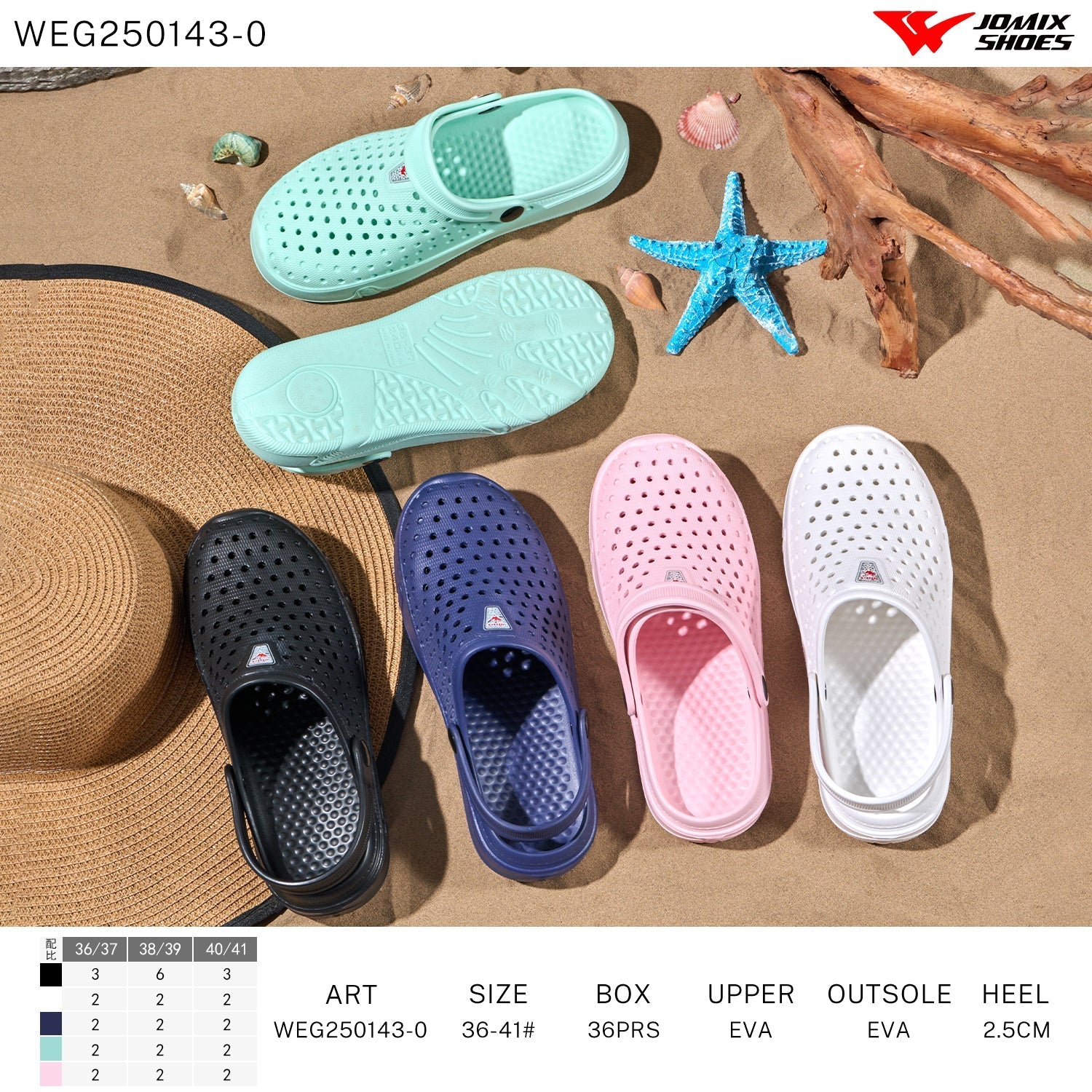 Ciabatte Chiusa Weg250143 - 0 - Fornitura all'ingrosso di Ciabatte Donna da Jomix Shoes B2B