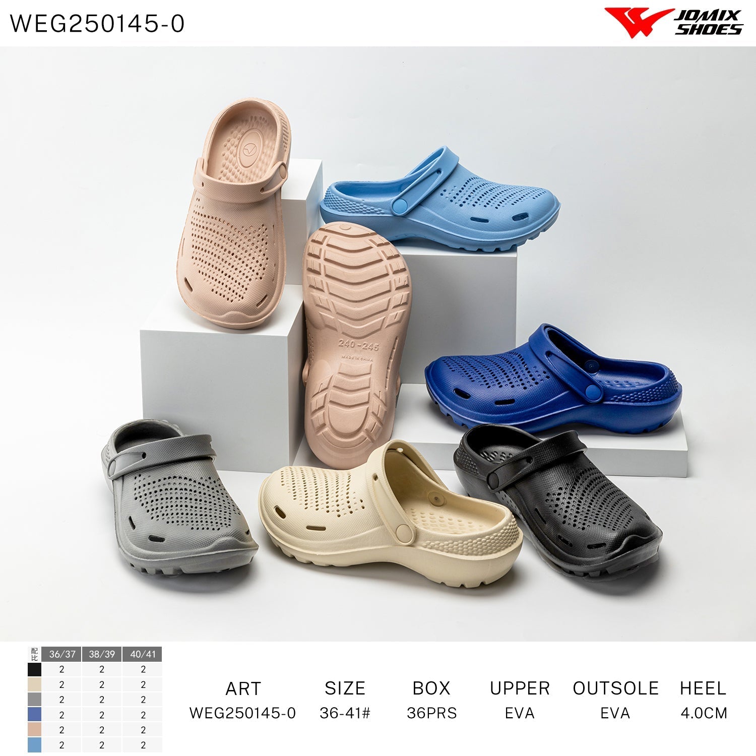 Ciabatte Chiusa Weg250145 - 0 - Fornitura all'ingrosso di Ciabatte Donna da Jomix Shoes B2B