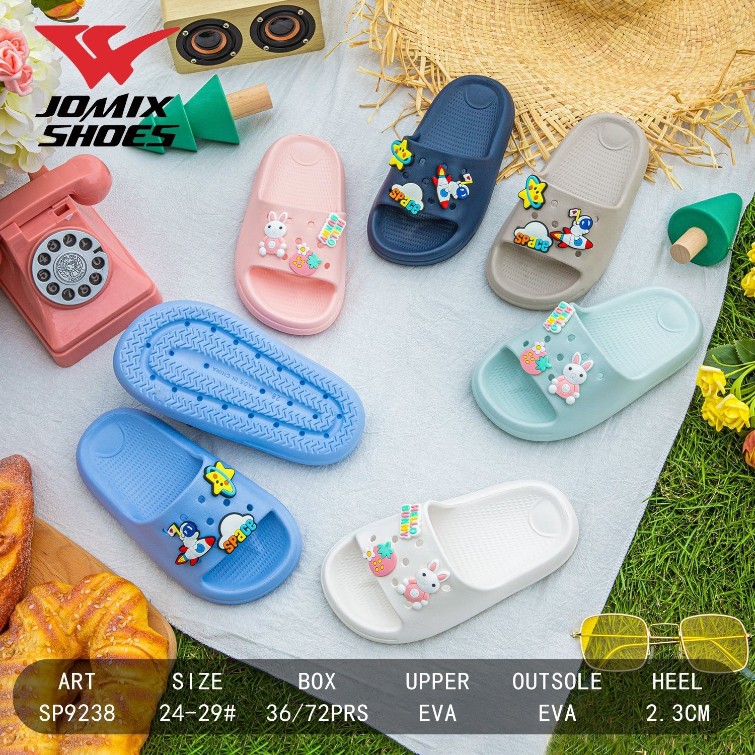Ciabatte Da Bambini SP9238 - Fornitura all'ingrosso di Clog da Jomix Shoes B2B