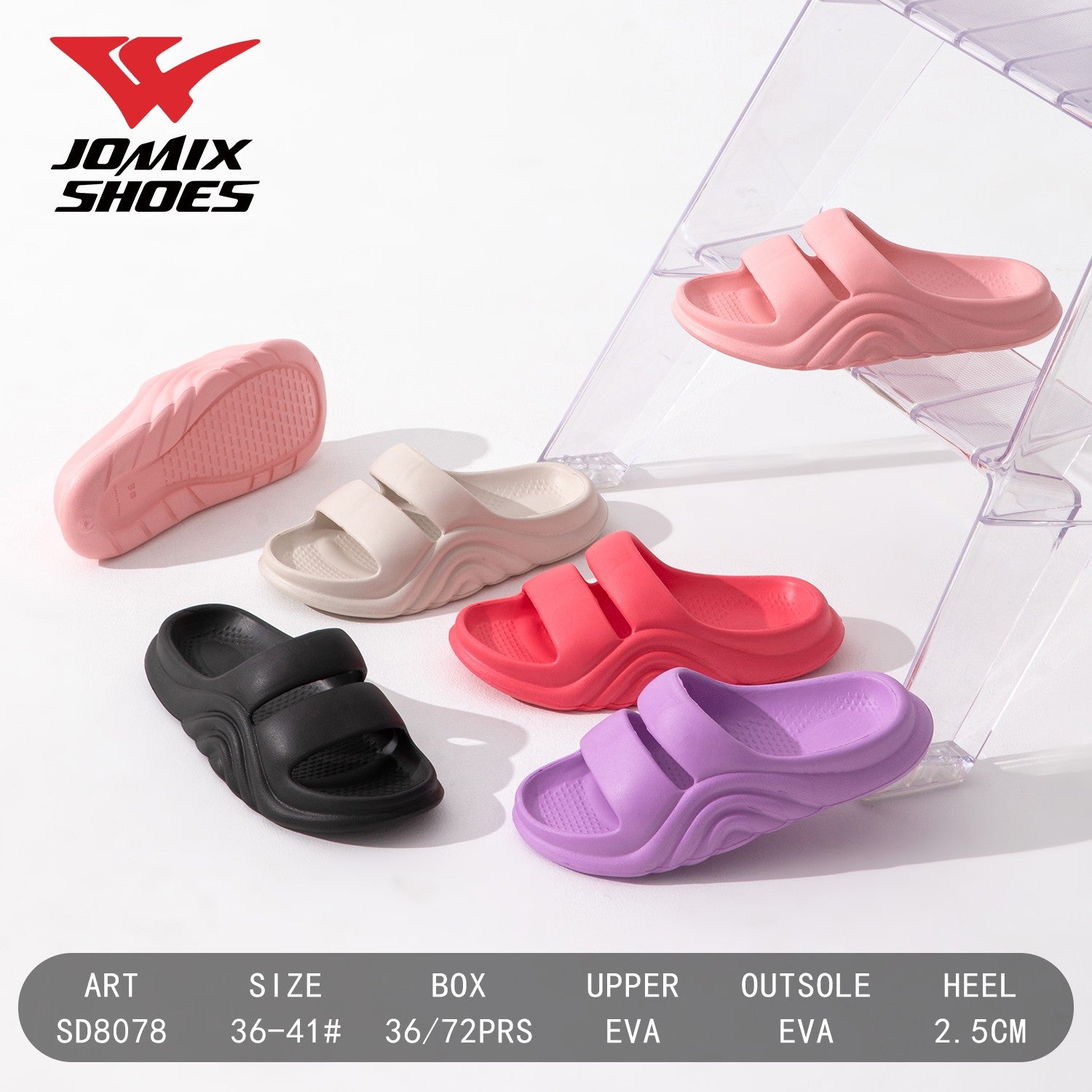 Ciabatte da donna Jomix Shoes SD8078 - Fornitura all&#39;ingrosso di Ciabatte Donna da Jomix Shoes B2B