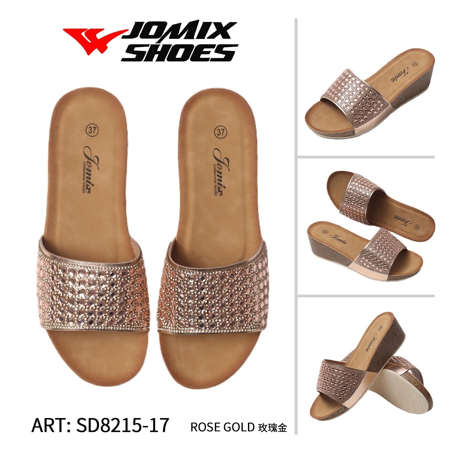 Ciabatte da donna Jomix Shoes SD8215 - 17 - Fornitura all'ingrosso di Sandali Donna da Jomix Shoes B2B