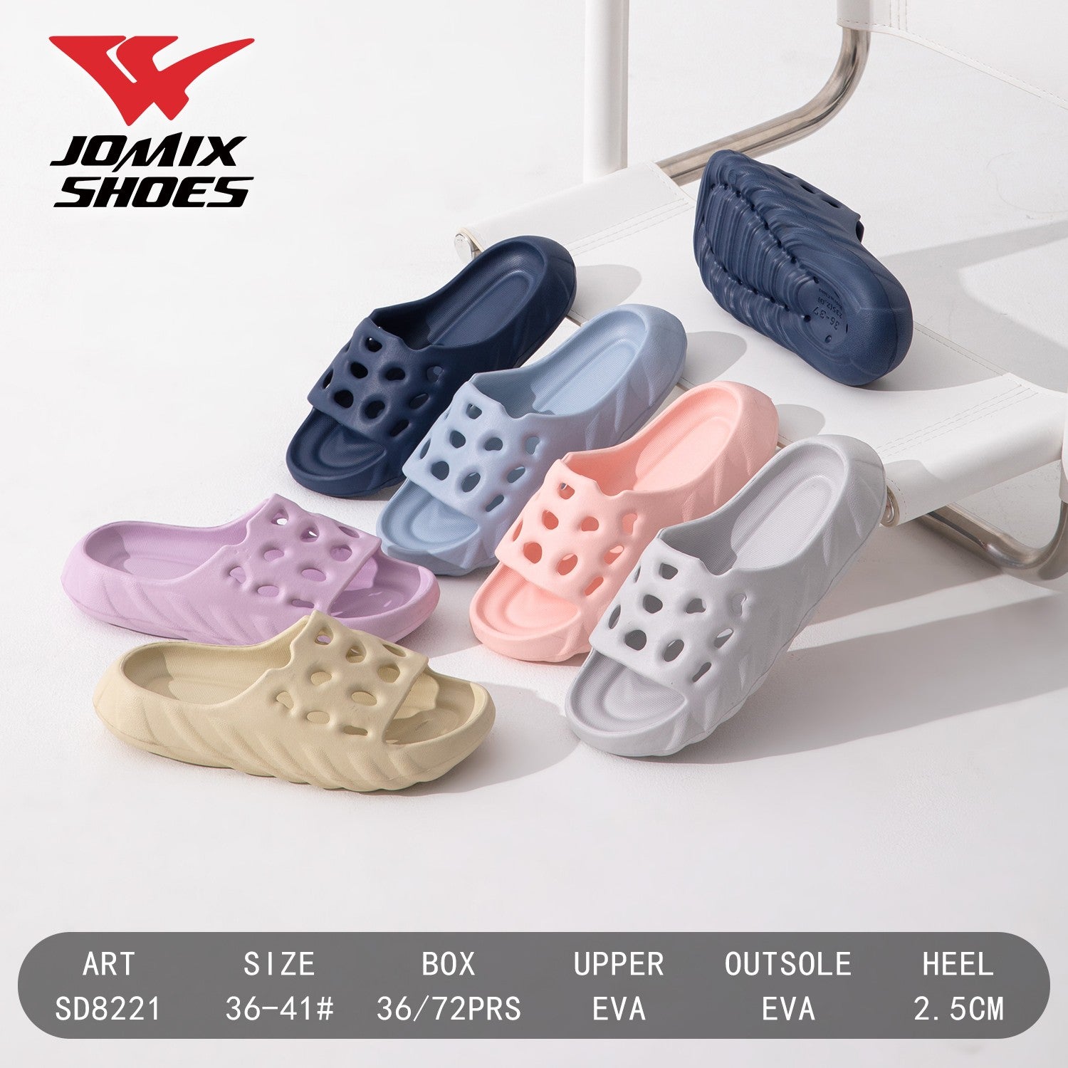 Ciabatte da donna Jomix Shoes SD8221 - Fornitura all'ingrosso di Ciabatte Donna da Jomix Shoes B2B