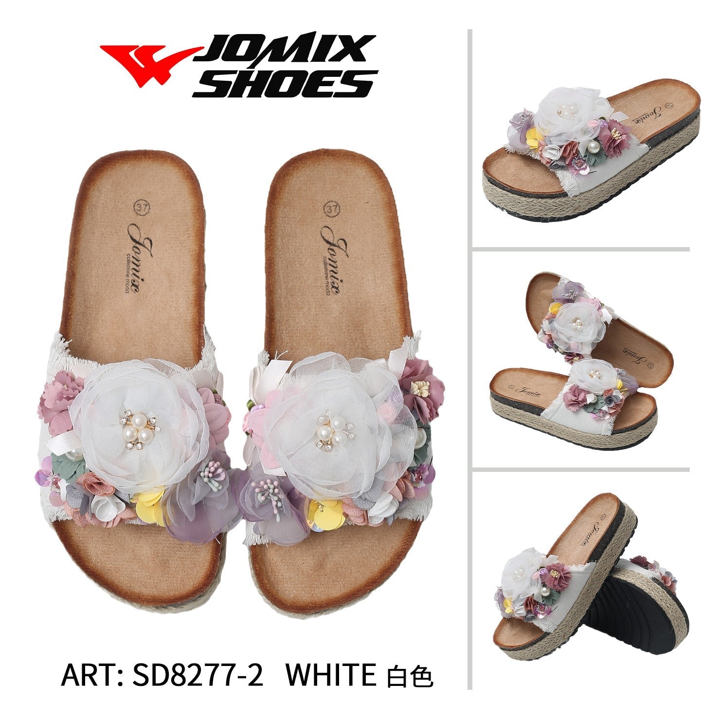 Ciabatte da donna Jomix Shoes SD8277 - 2 - Fornitura all'ingrosso di Ciabatte Donna da Jomix Shoes B2B