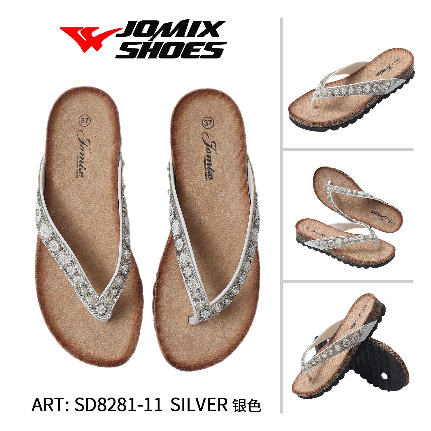 Ciabatte da donna Jomix Shoes SD8281 - 11 - Fornitura all'ingrosso di Sandali Donna da Jomix Shoes B2B