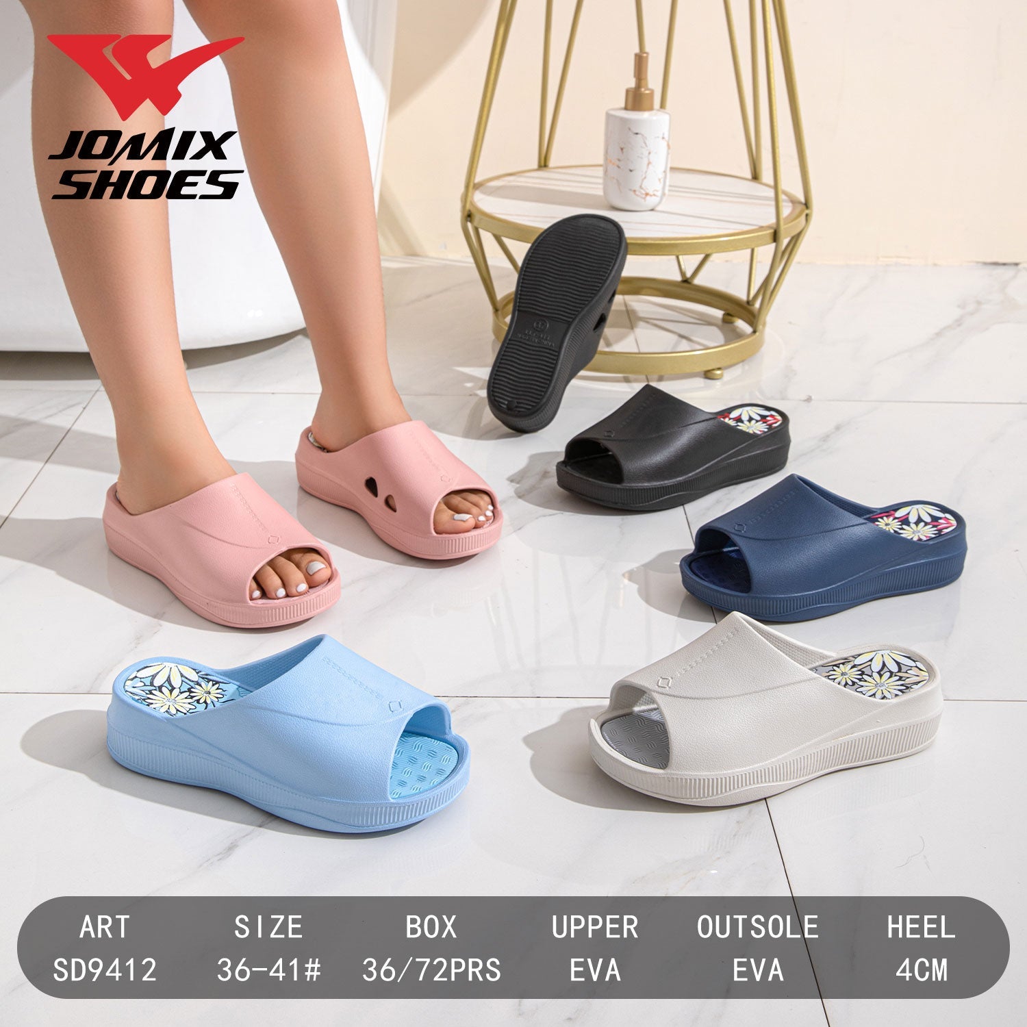 Ciabatte Da Donna Jomix Shoes Sd9412 - Fornitura all'ingrosso di Ciabatte Donna da Jomix Shoes B2B