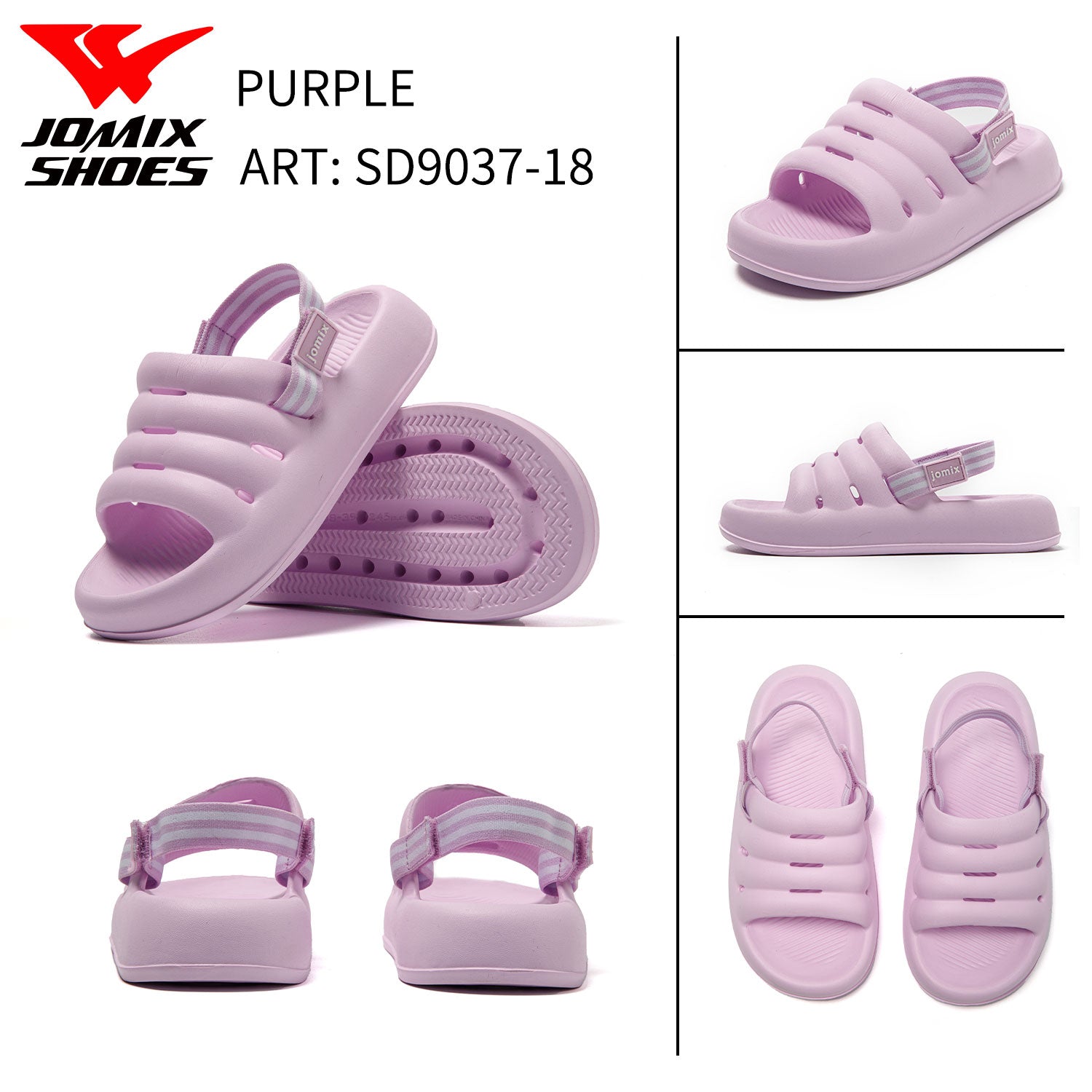Ciabatte Da Donna Sd9037 - PURPLE - Fornitura all'ingrosso di Ciabatte Donna da Jomix Shoes B2B