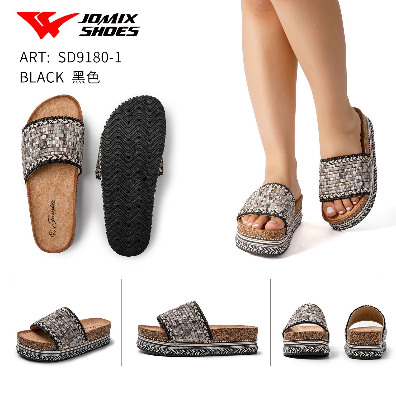 Ciabatte Da Donna Sd9180 - 1 - Fornitura all'ingrosso di Ciabatte Donna da Jomix Shoes B2B