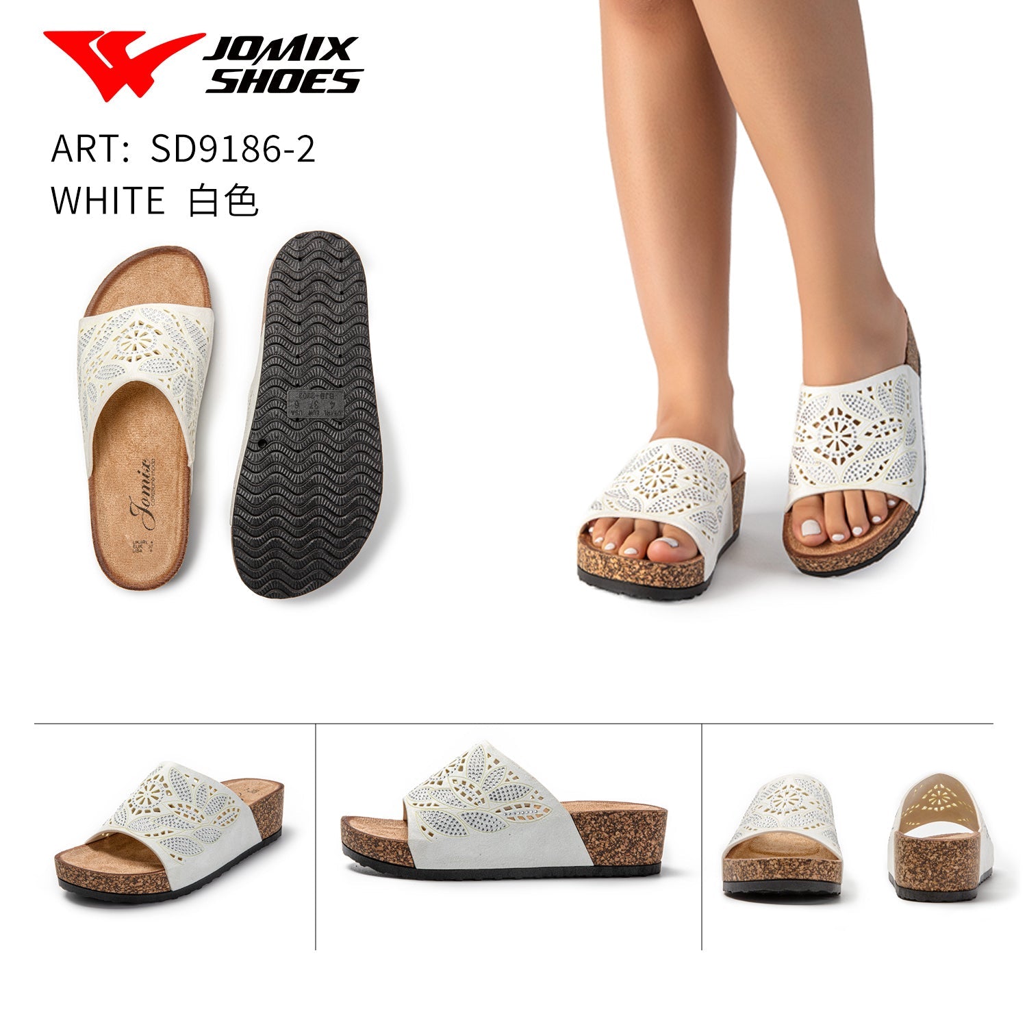 Ciabatte Da Donna Sd9186 - 2 - Fornitura all'ingrosso di Ciabatte Donna da Jomix Shoes B2B