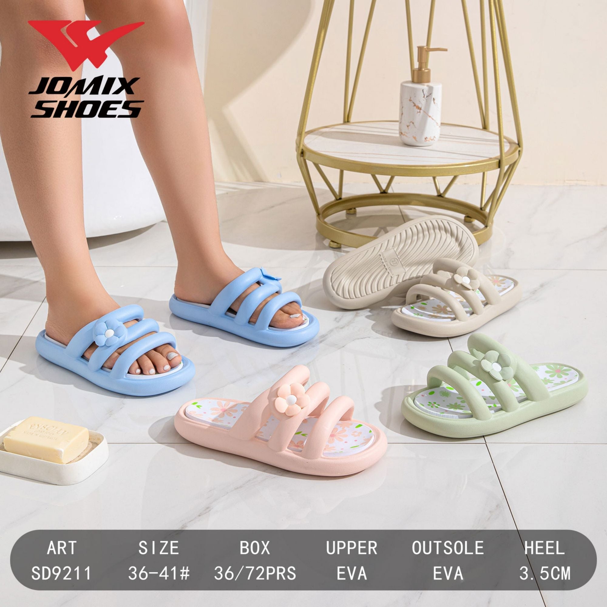 Ciabatte Da Donna Sd9204 - Fornitura all'ingrosso di Ciabatte Donna da Jomix Shoes B2B