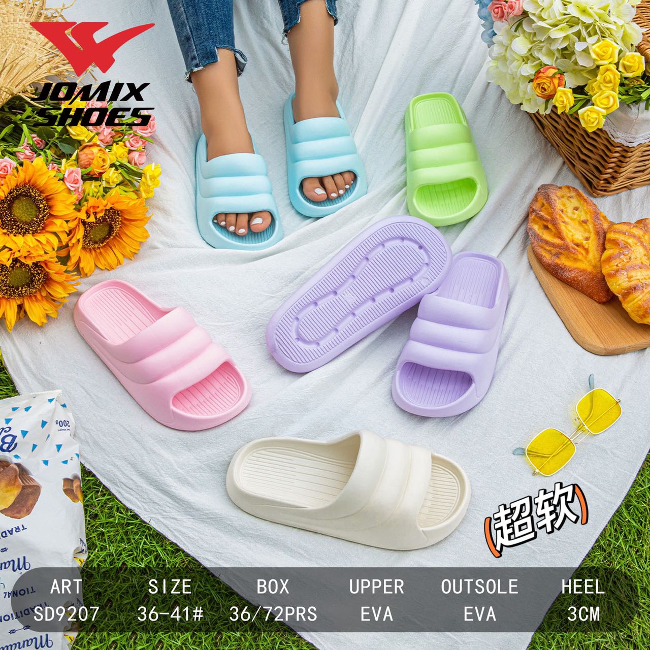 Ciabatte Da Donna Sd9207 - Fornitura all'ingrosso di Ciabatte Donna da Jomix Shoes B2B