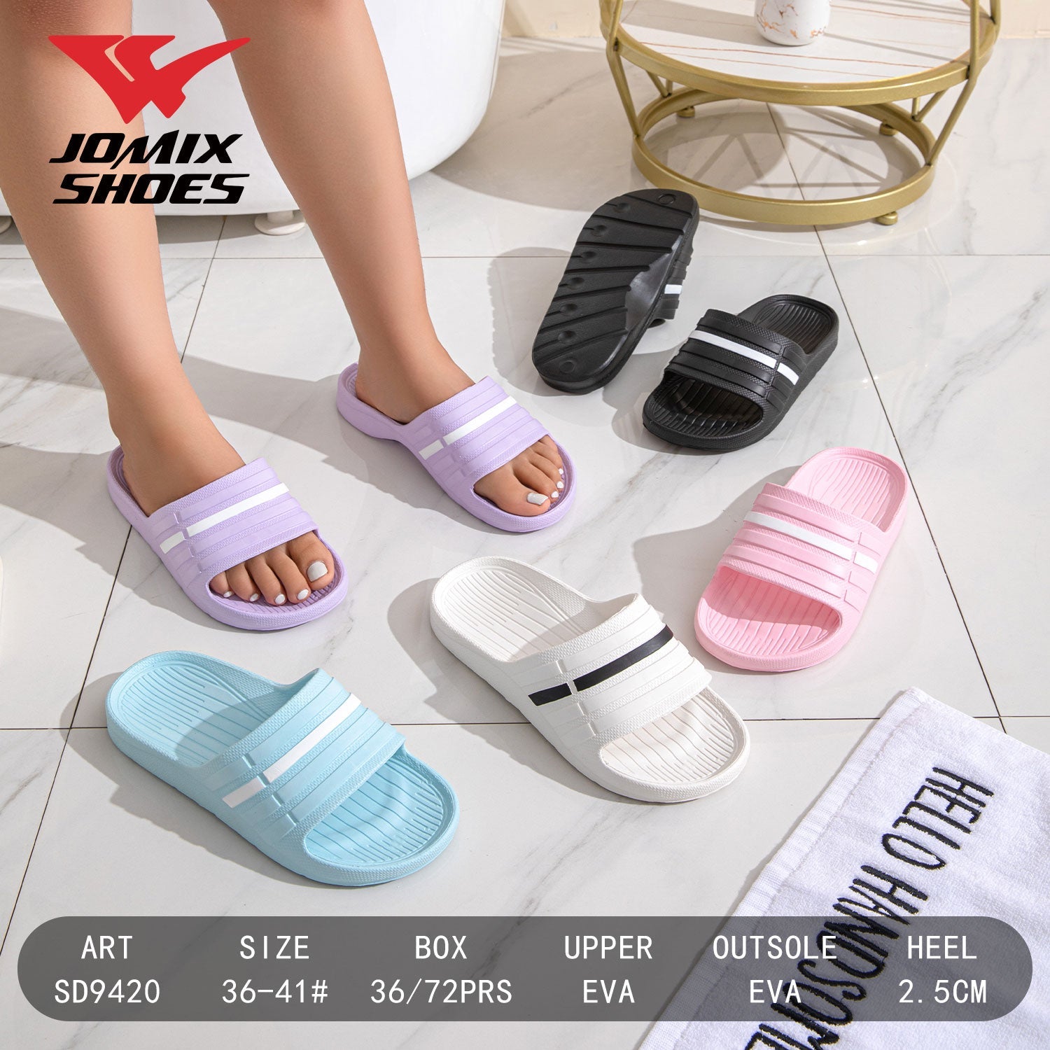 Ciabatte Da Donna Sd9420 - Fornitura all'ingrosso di Ciabatte Donna da Jomix Shoes B2B