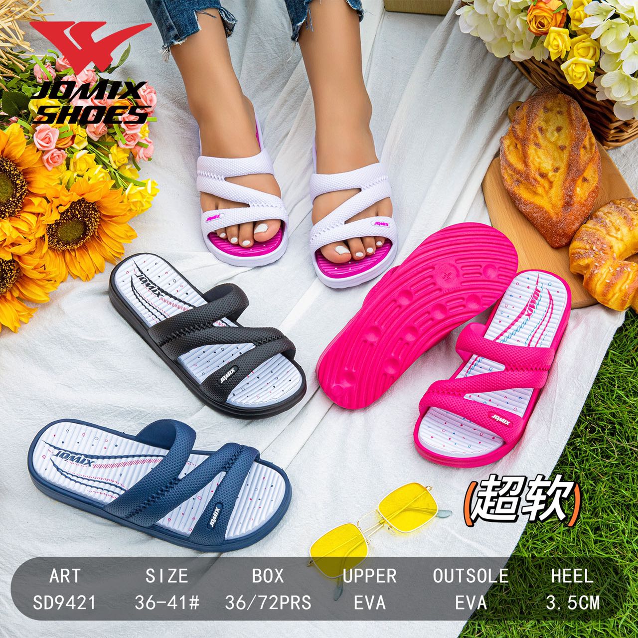 Ciabatte Da Donna Sd9421 - Fornitura all'ingrosso di Ciabatte Donna da Jomix Shoes B2B