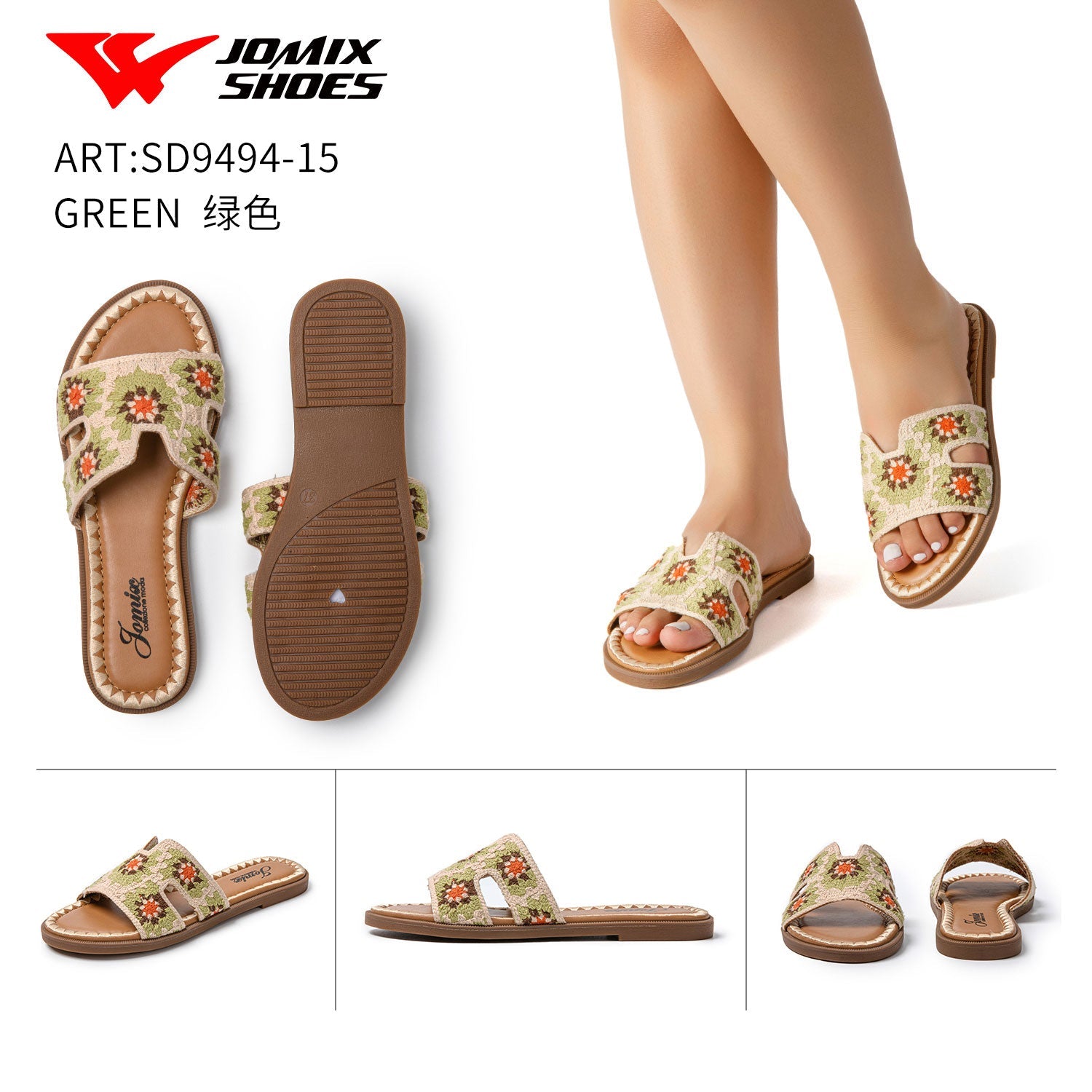 Ciabatte Da Donna Sd9494 - 15 - Fornitura all'ingrosso di Ciabatte Donna da Jomix Shoes B2B