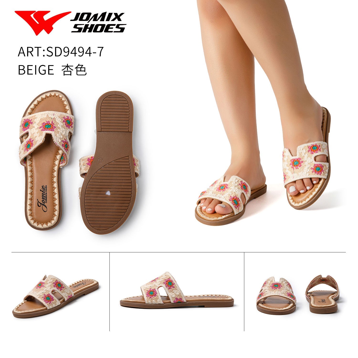 Ciabatte Da Donna Sd9494 - 7 - Fornitura all'ingrosso di Ciabatte Donna da Jomix Shoes B2B