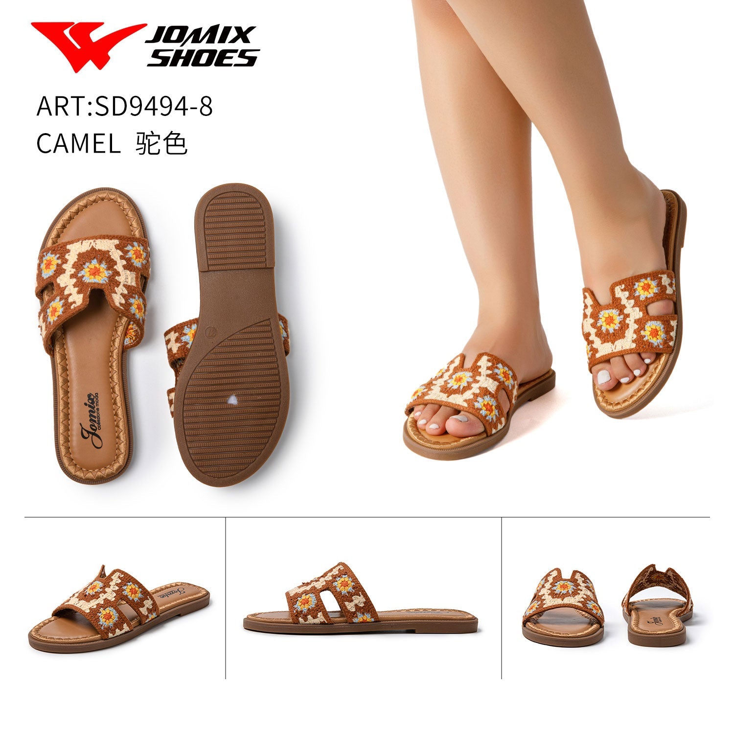 Ciabatte Da Donna Sd9494 - 8 - Fornitura all'ingrosso di Ciabatte Donna da Jomix Shoes B2B