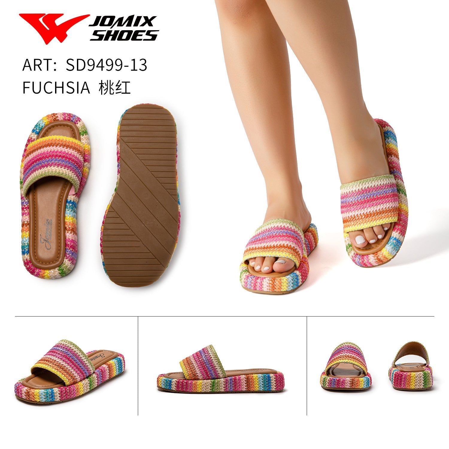Ciabatte Da Donna Sd9499 - 13 - Fornitura all'ingrosso di Ciabatte Donna da Jomix Shoes B2B