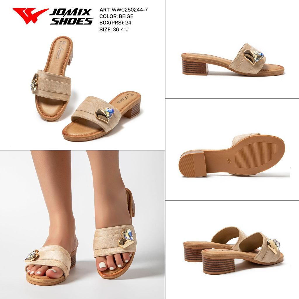 Ciabatte Da Donna Tacco Alto WWC250244 - 7