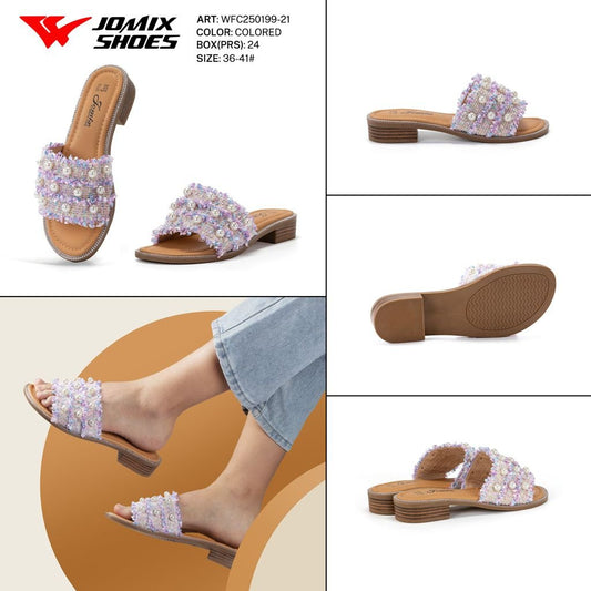 Ciabatte Da Donna Tacco Basso WFC250199 - 21