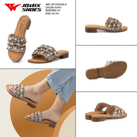 Ciabatte da donna tacco basso WFC250199 - 8