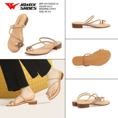 Ciabatte da donna tacco basso WFC250232 - 10