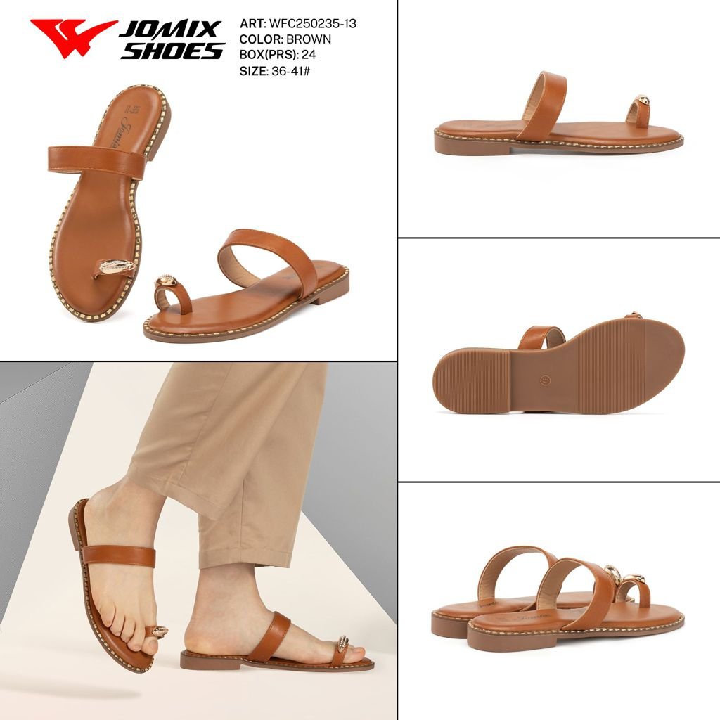 Ciabatte da donna tacco basso WFC250235 - 13 - Fornitura all'ingrosso di Ciabatte Donna da Jomix Shoes B2B