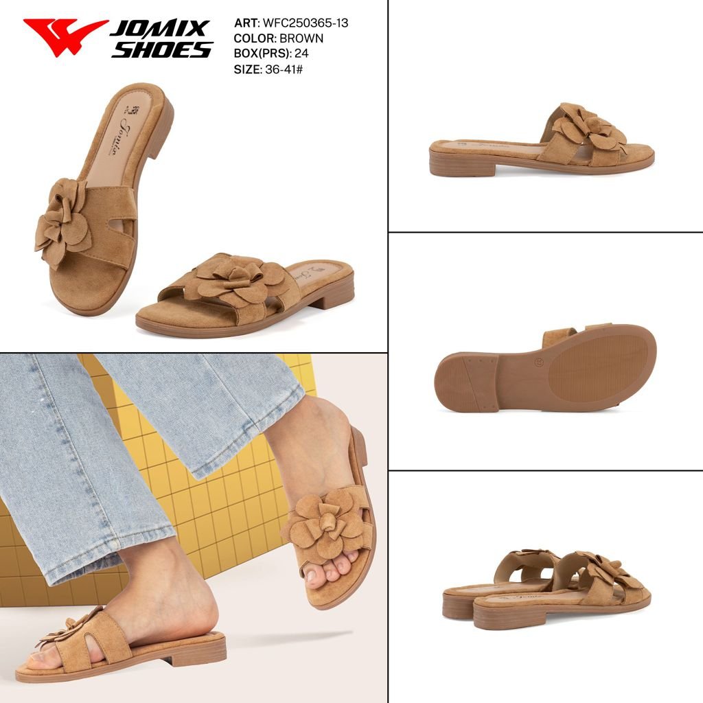 Ciabatte Da Donna tacco basso WFC250365 - 13 - Fornitura all'ingrosso di Ciabatte Donna da Jomix Shoes B2B