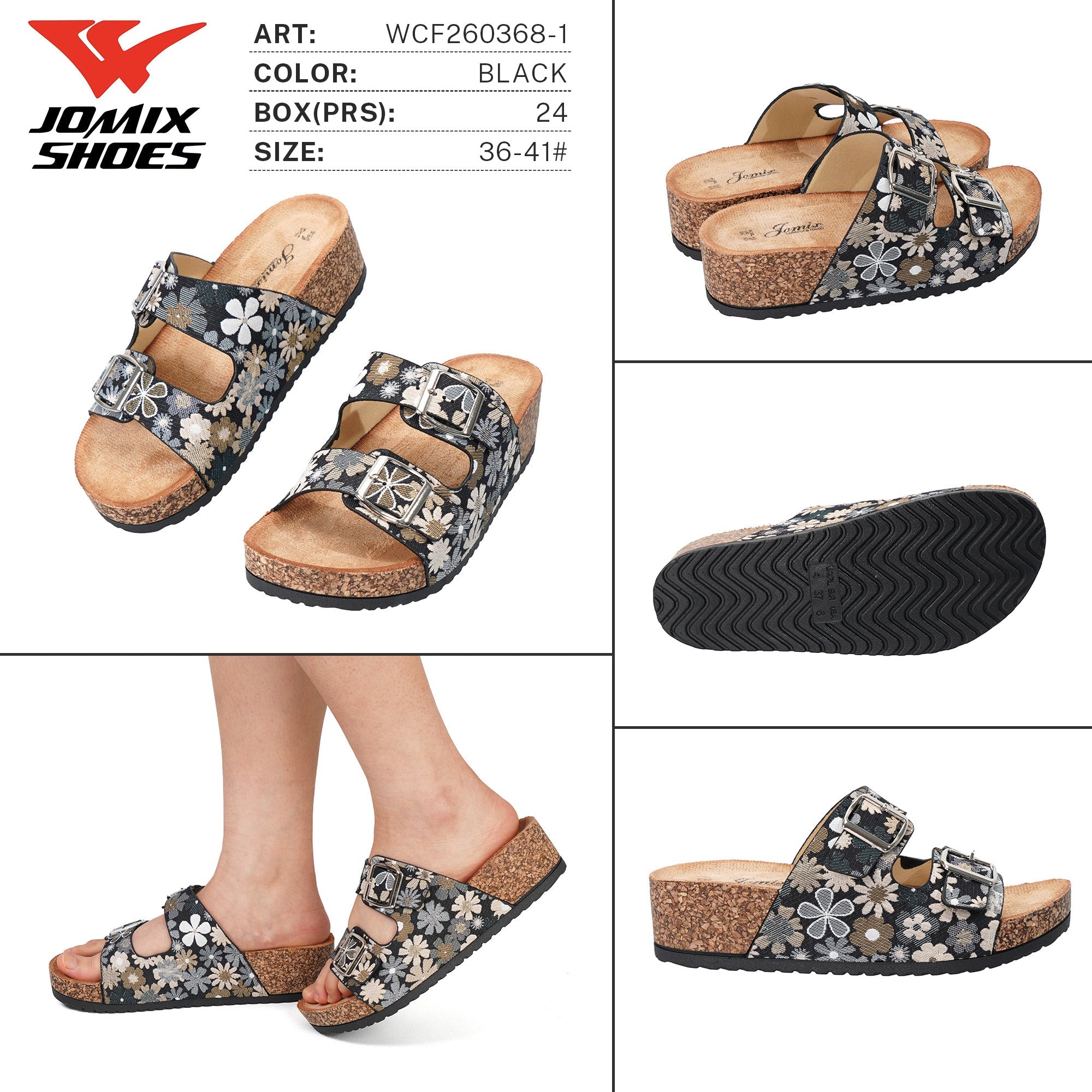 Ciabatte da Donna WCF260368 - 1 - Fornitura all'ingrosso di Ciabatte Donna da Jomix Shoes B2B