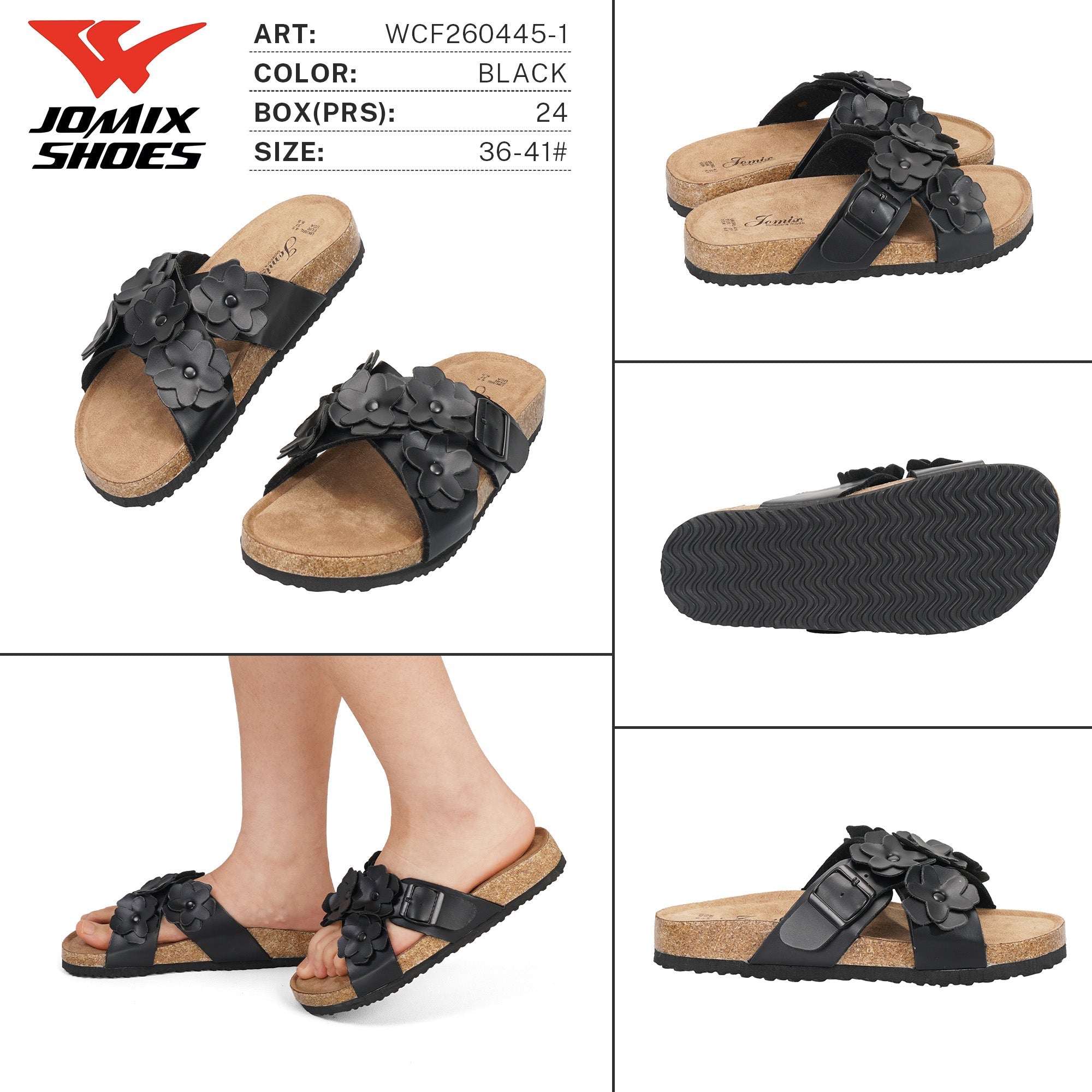 Ciabatte da Donna WCF260445 - 1 - Fornitura all'ingrosso di Ciabatte Donna da Jomix Shoes B2B