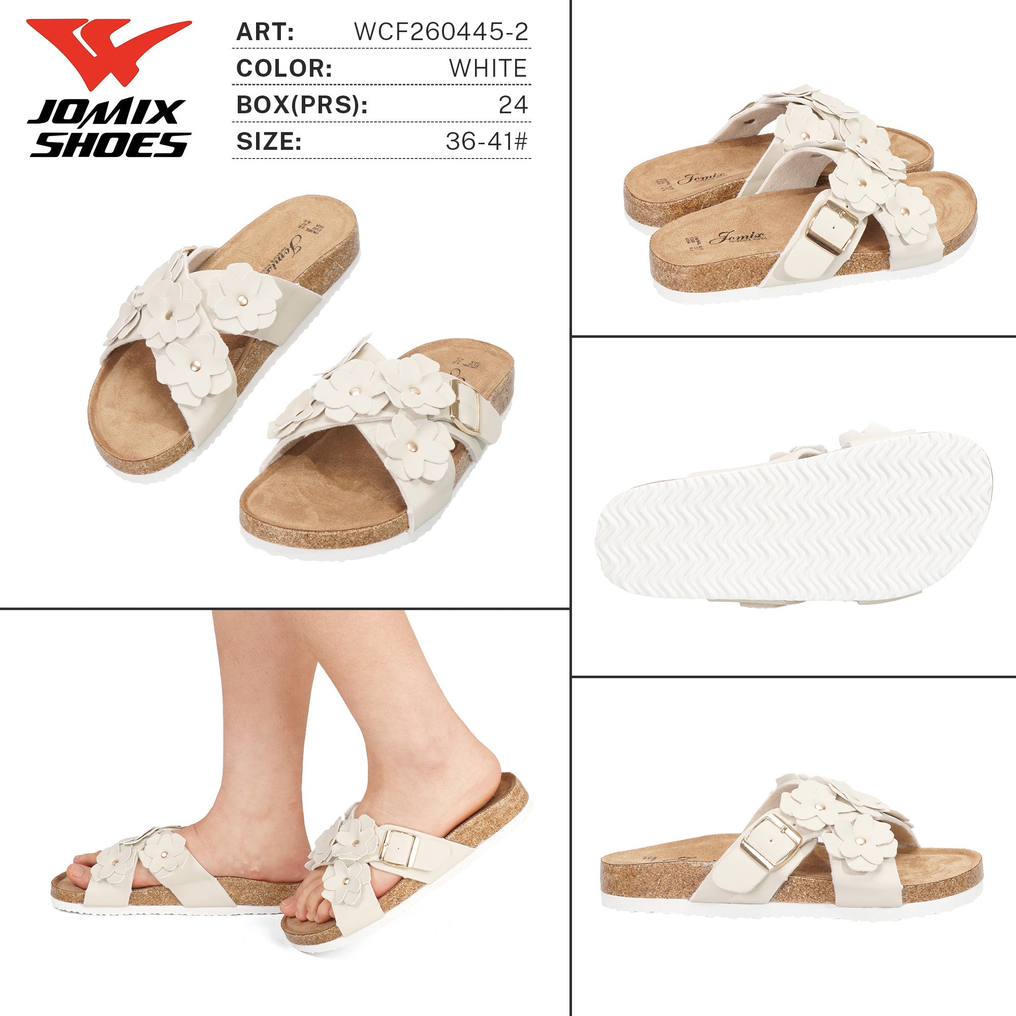 Ciabatte da Donna WCF260445 - 2 - Fornitura all'ingrosso di Ciabatte Donna da Jomix Shoes B2B