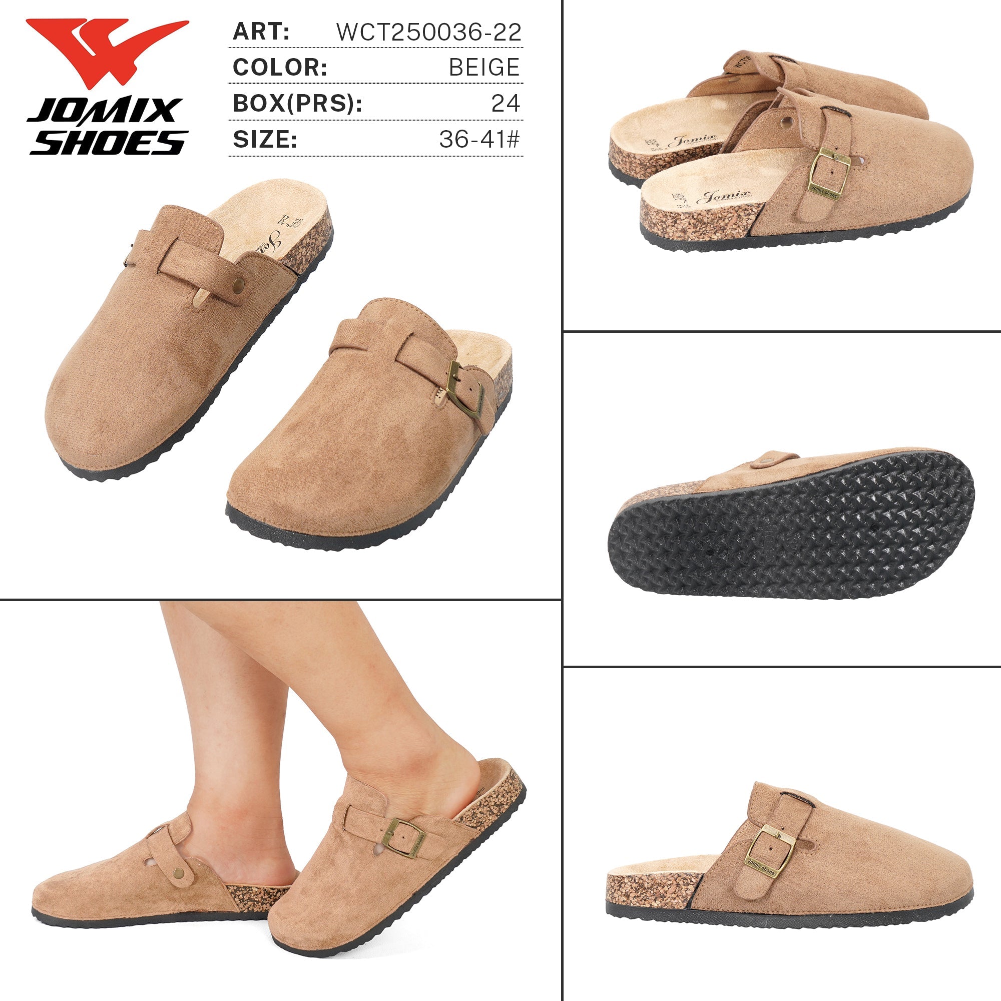 Ciabatte da Donna WCT250036 - 22 - Fornitura all'ingrosso di Ciabatte Donna da Jomix Shoes B2B