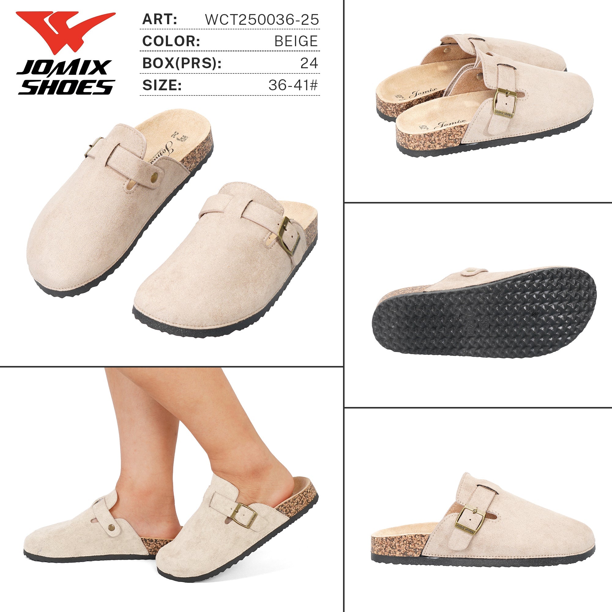 Ciabatte da Donna WCT250036 - 25 - Fornitura all'ingrosso di Ciabatte Donna da Jomix Shoes B2B