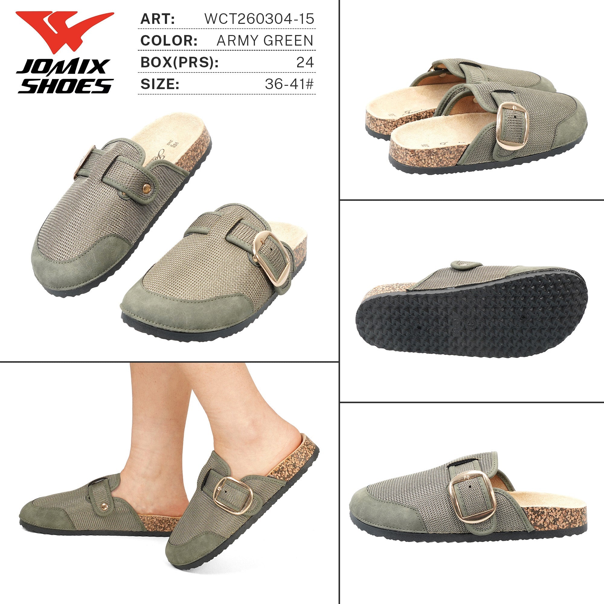 Ciabatte da Donna WCT260304 - 15 - Fornitura all'ingrosso di Ciabatte Donna da Jomix Shoes B2B