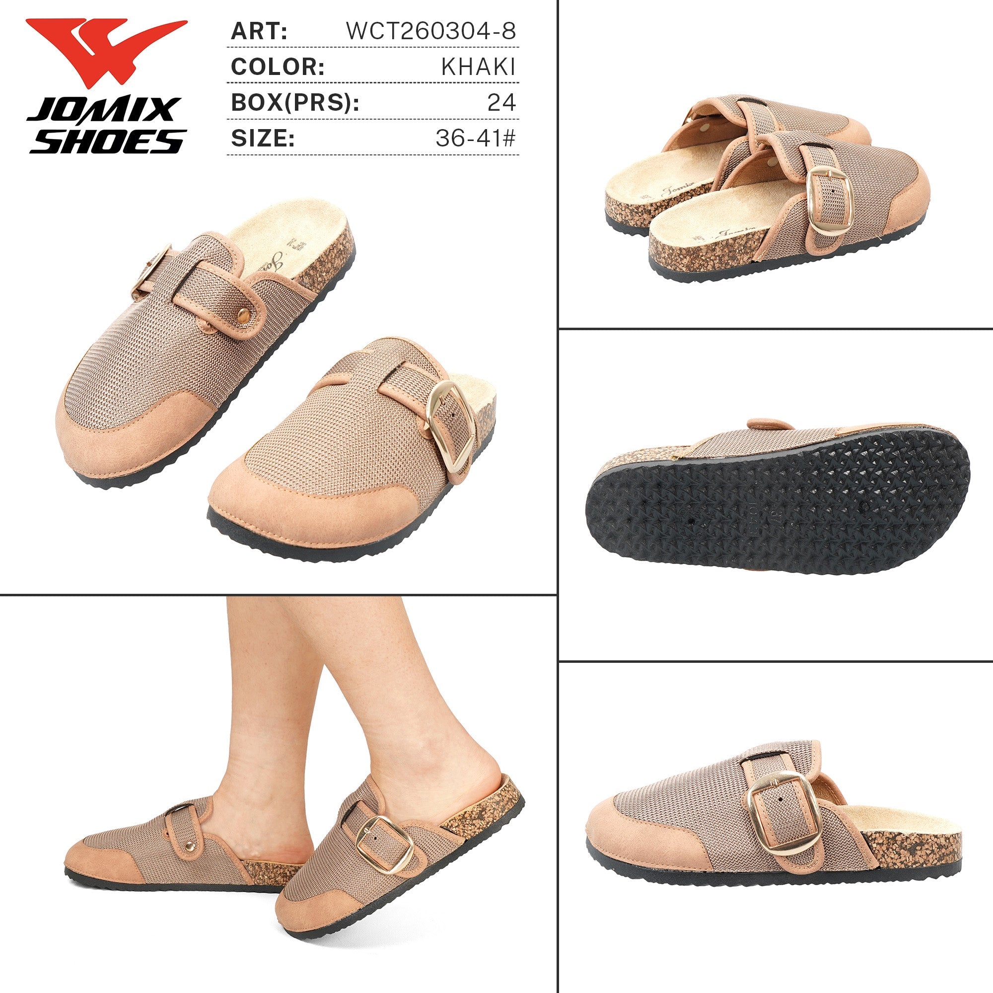 Ciabatte da Donna WCT260304 - 8 - Fornitura all'ingrosso di Ciabatte Donna da Jomix Shoes B2B