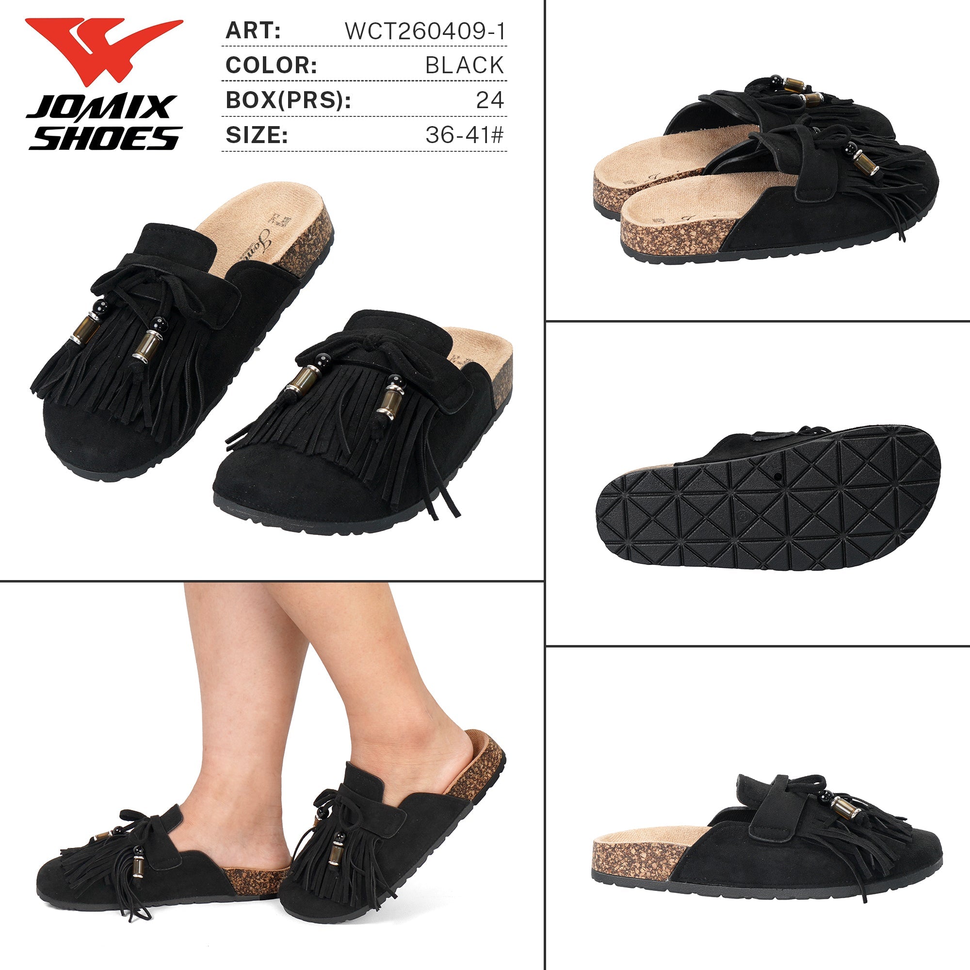 Ciabatte da Donna WCT260409 - 1 - Fornitura all'ingrosso di Ciabatte Donna da Jomix Shoes B2B