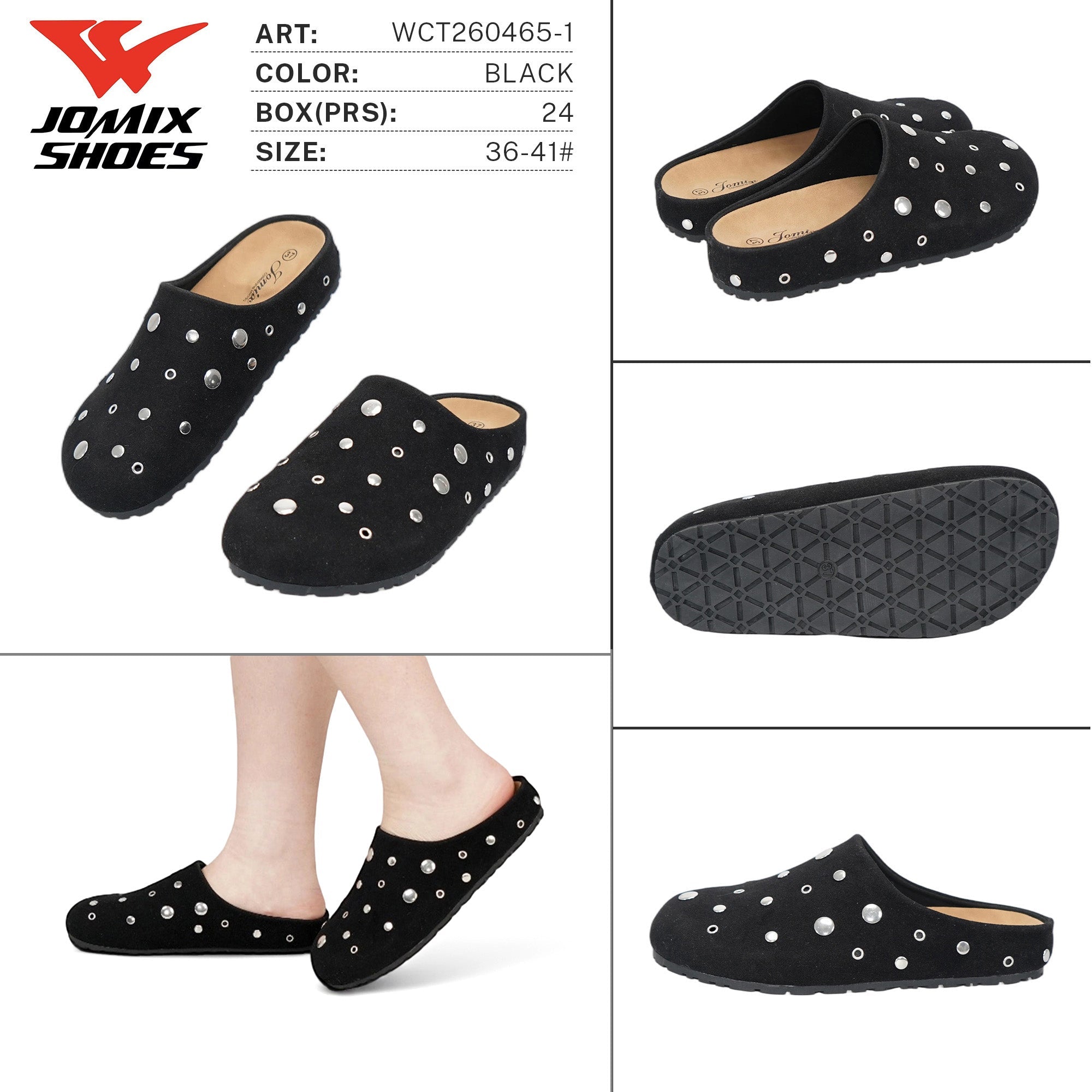 Ciabatte da Donna WCT260465-1 - Fornitura all'ingrosso di Ciabatte Donna da Jomix Shoes B2B