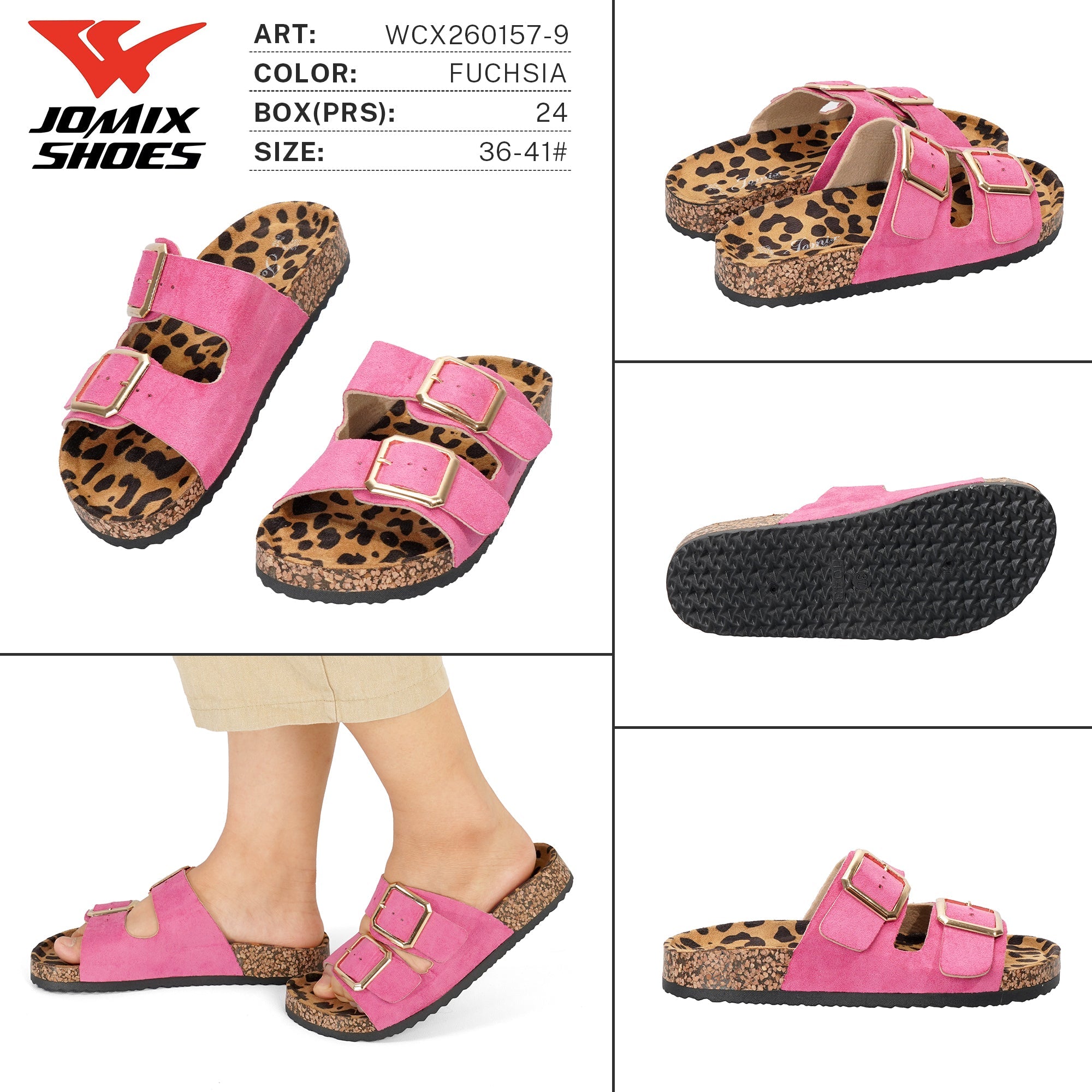 Ciabatte da Donna WCX260157 - 9 - Fornitura all'ingrosso di Ciabatte Donna da Jomix Shoes B2B