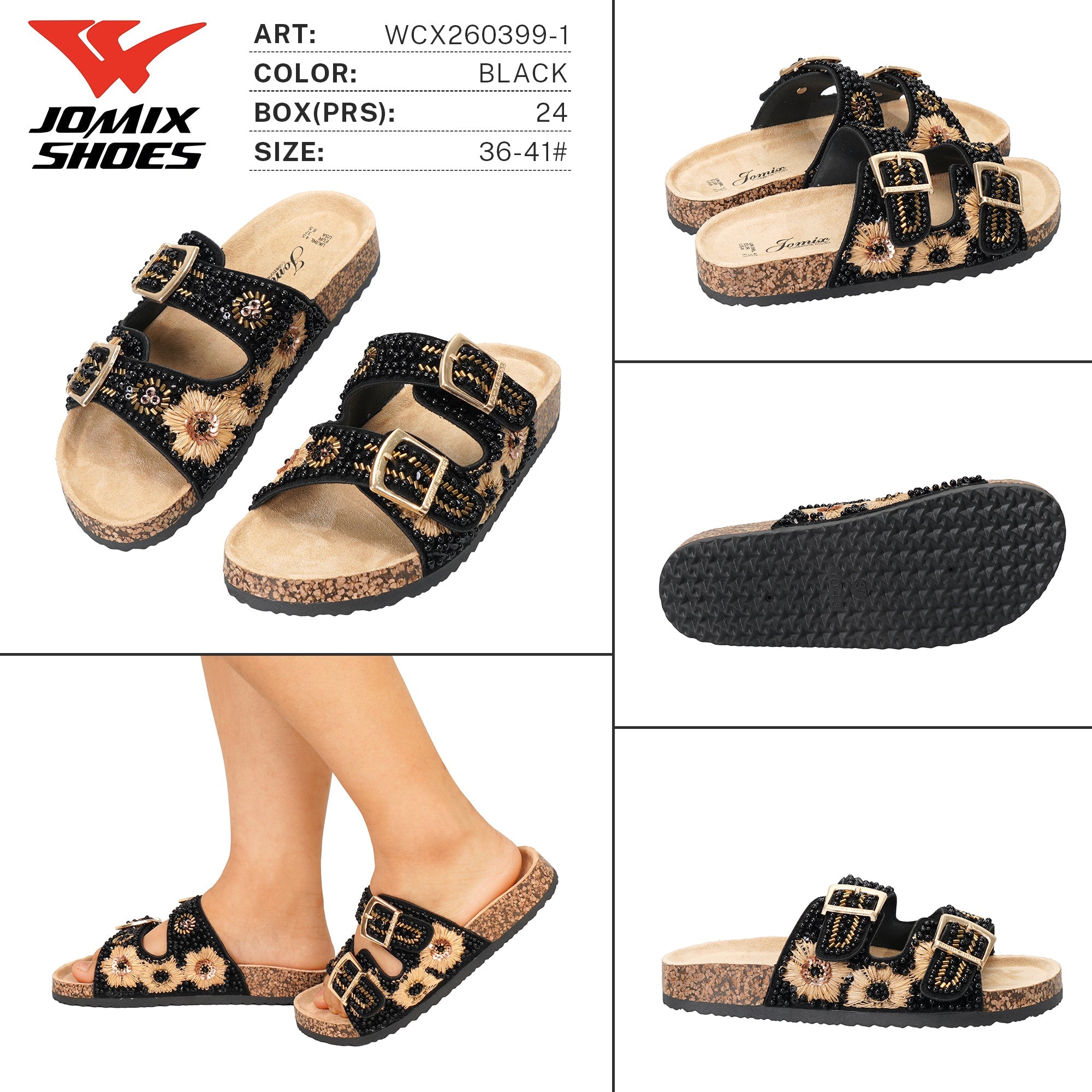 Ciabatte da Donna WCX260399 - 1 - Fornitura all'ingrosso di Ciabatte Donna da Jomix Shoes B2B