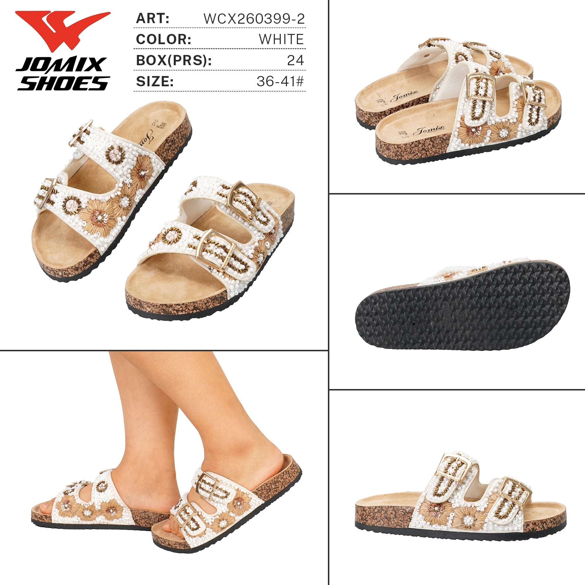 Ciabatte da Donna WCX260399 - 2 - Fornitura all'ingrosso di Ciabatte Donna da Jomix Shoes B2B