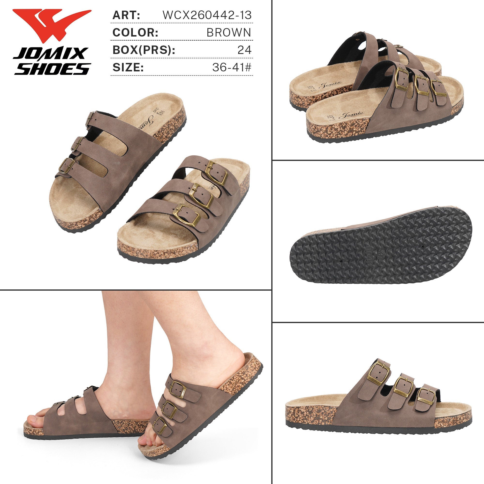 Ciabatte da Donna WCX260442 - 13 - Fornitura all'ingrosso di Ciabatte Donna da Jomix Shoes B2B