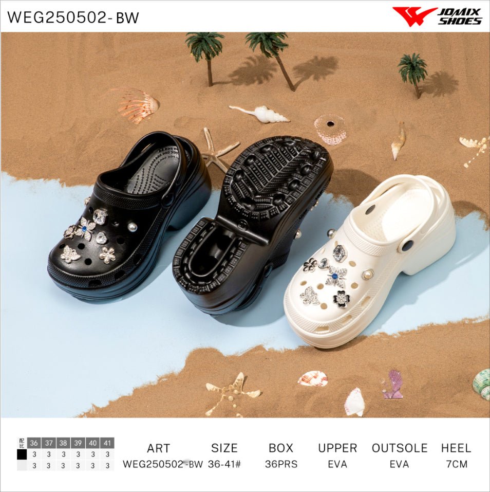 Ciabatte da Donna WEG250502 - BW - Fornitura all'ingrosso di Ciabatte Donna da Jomix Shoes B2B