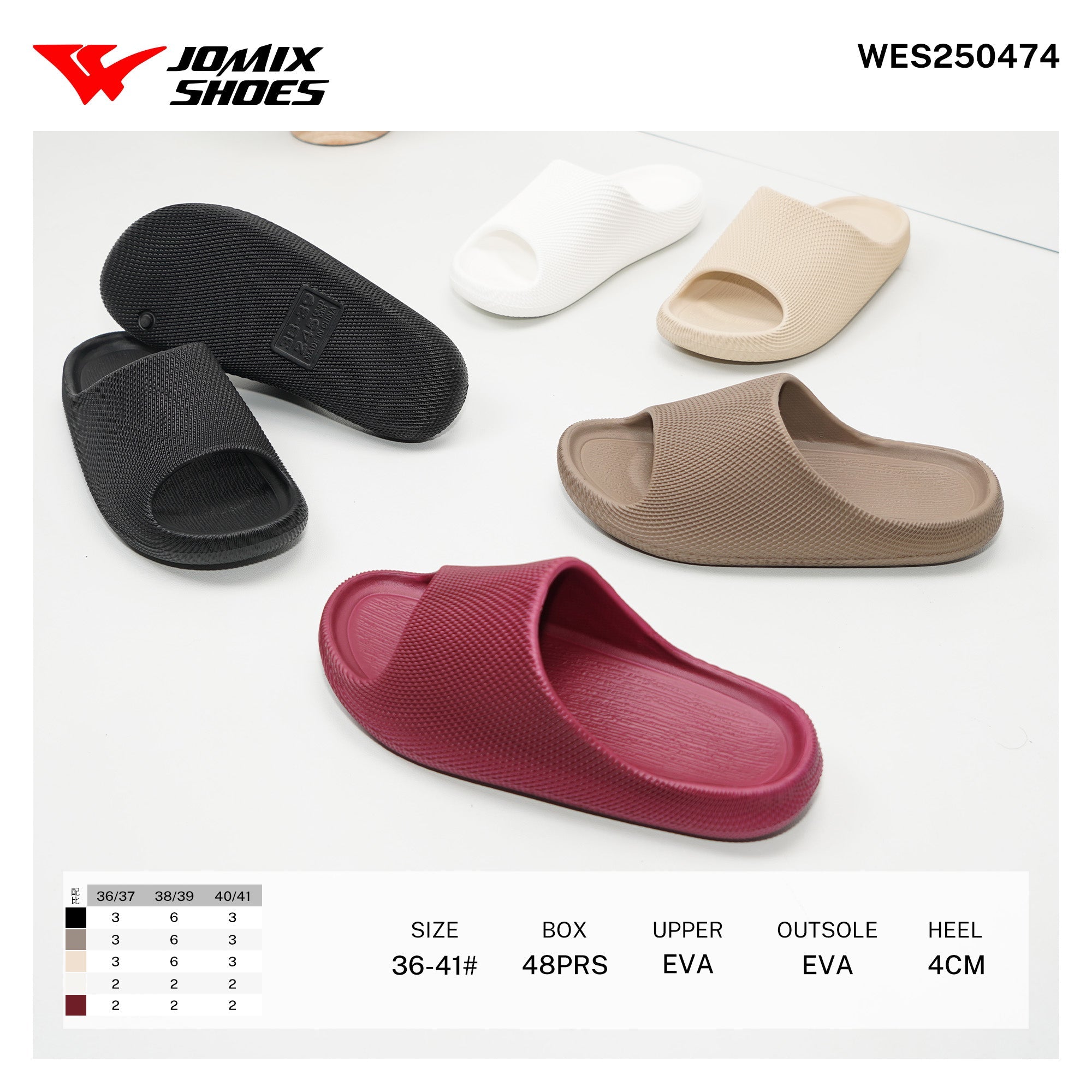 Ciabatte da Donna WES250474-0 - Fornitura all'ingrosso di Ciabatte Donna da Jomix Shoes B2B