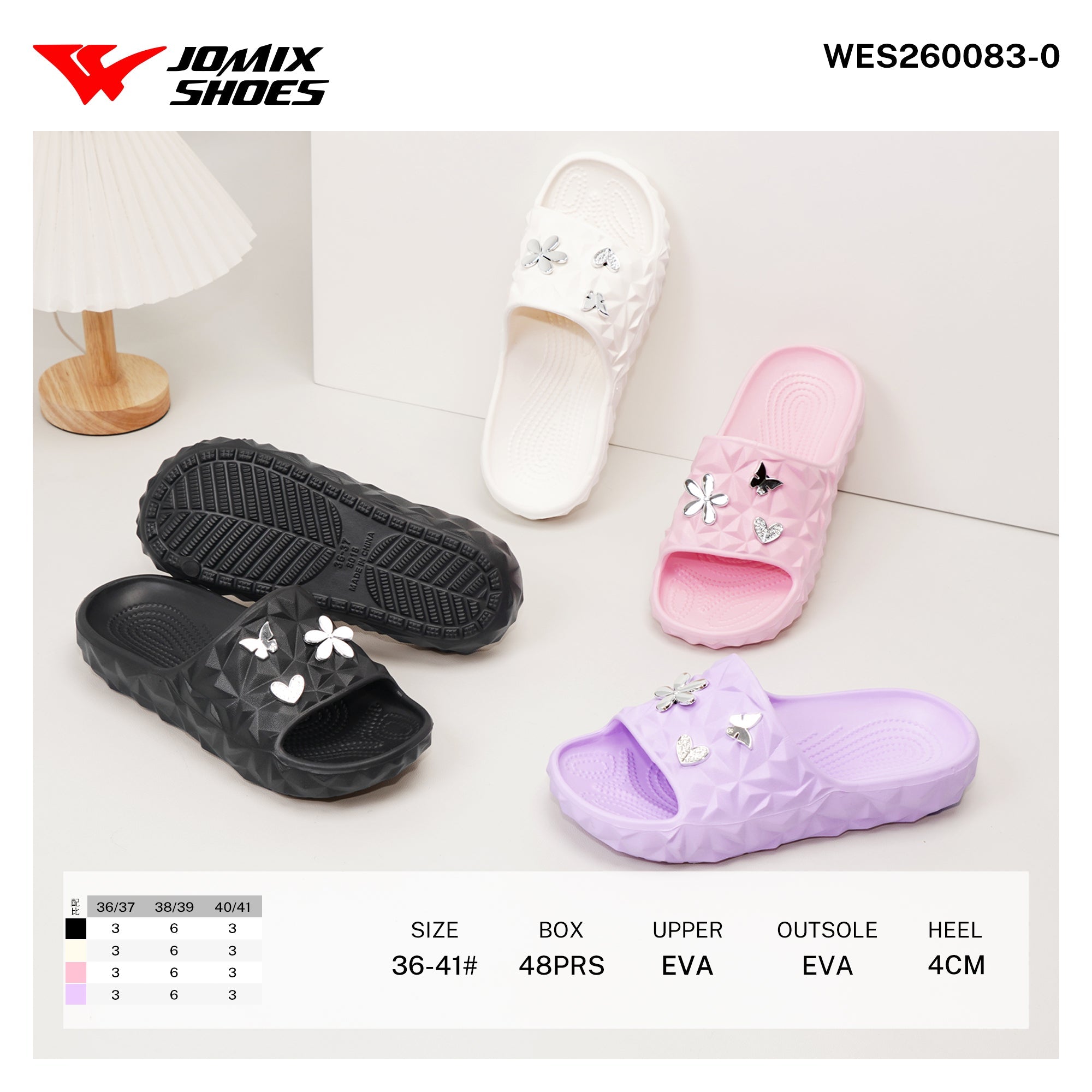 Ciabatte da Donna WES260083 - 0 - Fornitura all'ingrosso di Ciabatte Donna da Jomix Shoes B2B