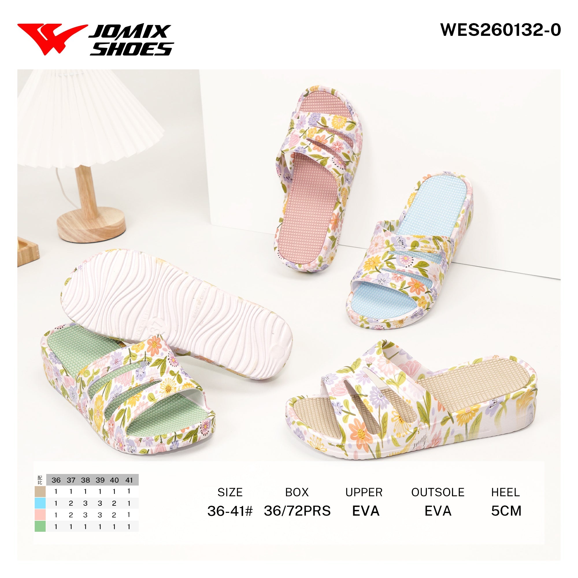 Ciabatte da Donna WES260132 - 0 - Fornitura all'ingrosso di Ciabatte Donna da Jomix Shoes B2B