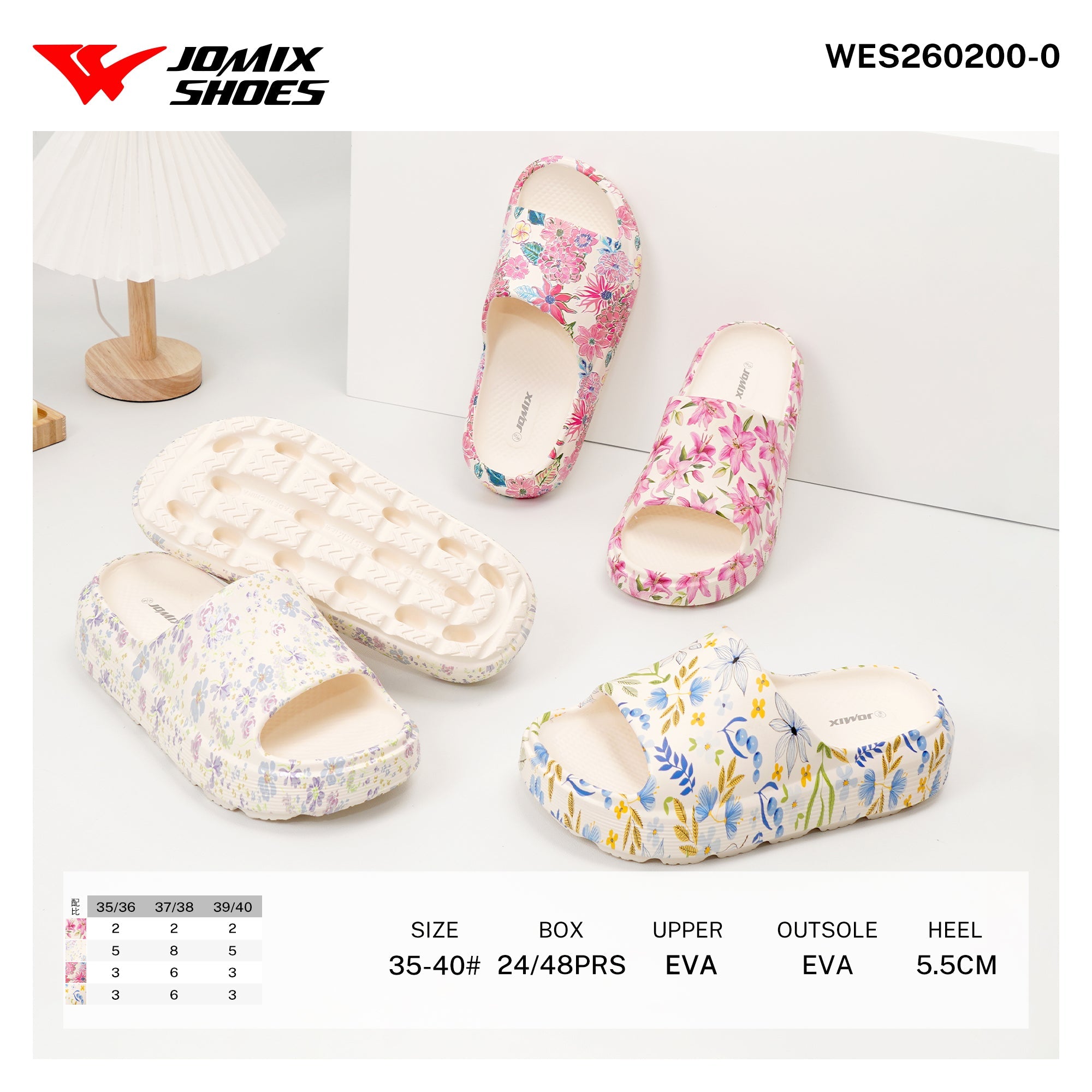 Ciabatte da Donna WES260200 - 0 - Fornitura all'ingrosso di Ciabatte Donna da Jomix Shoes B2B