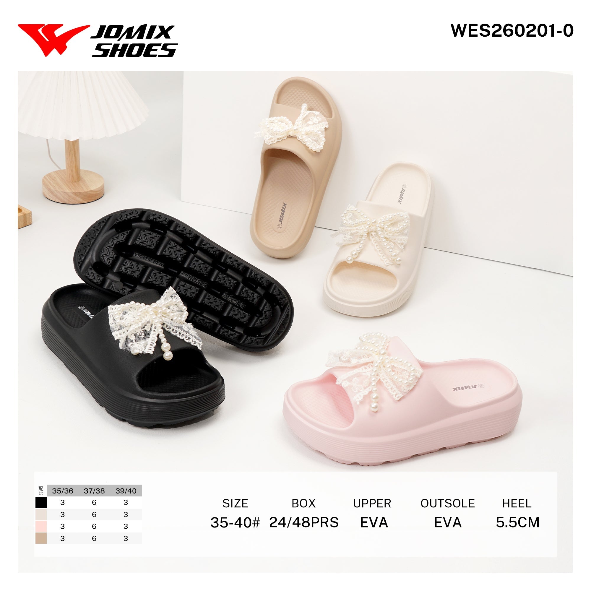 Ciabatte da Donna WES260201 - 0 - Fornitura all'ingrosso di Ciabatte Donna da Jomix Shoes B2B