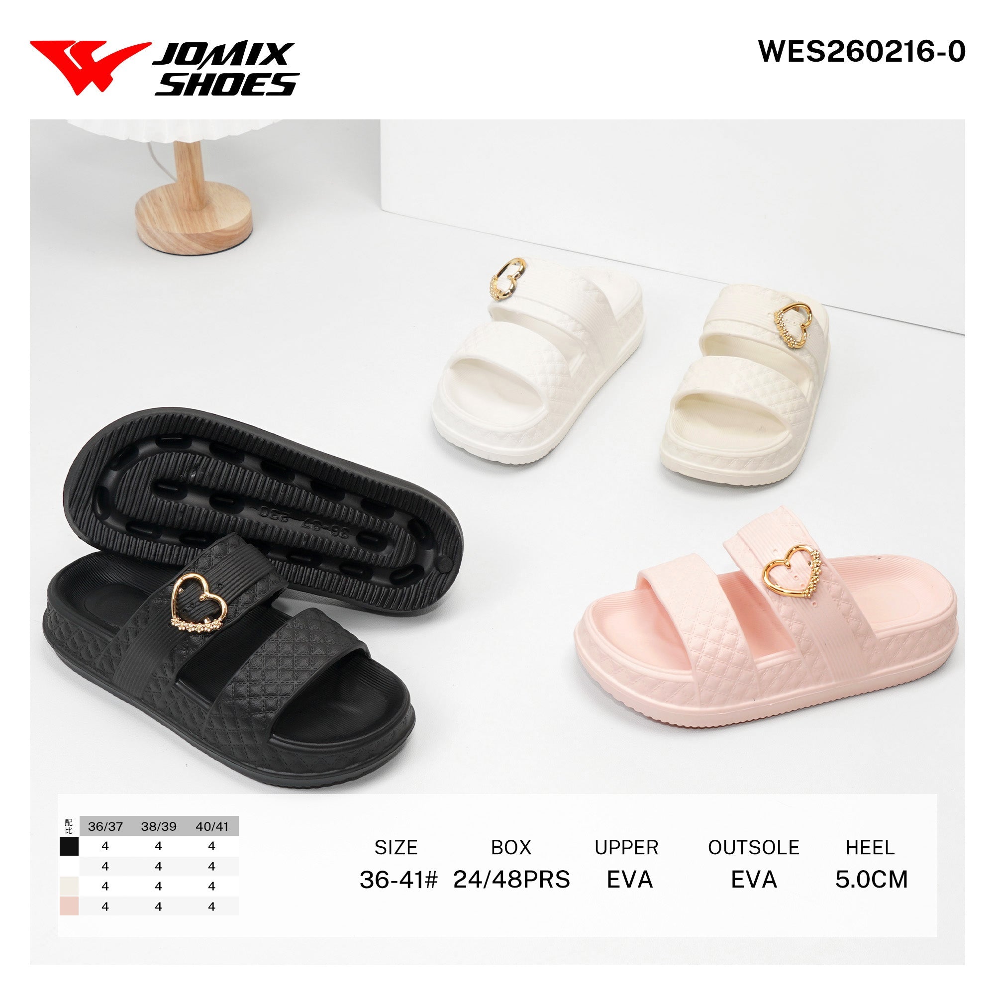 Ciabatte da Donna WES260216 - 0 - Fornitura all'ingrosso di Ciabatte Donna da Jomix Shoes B2B