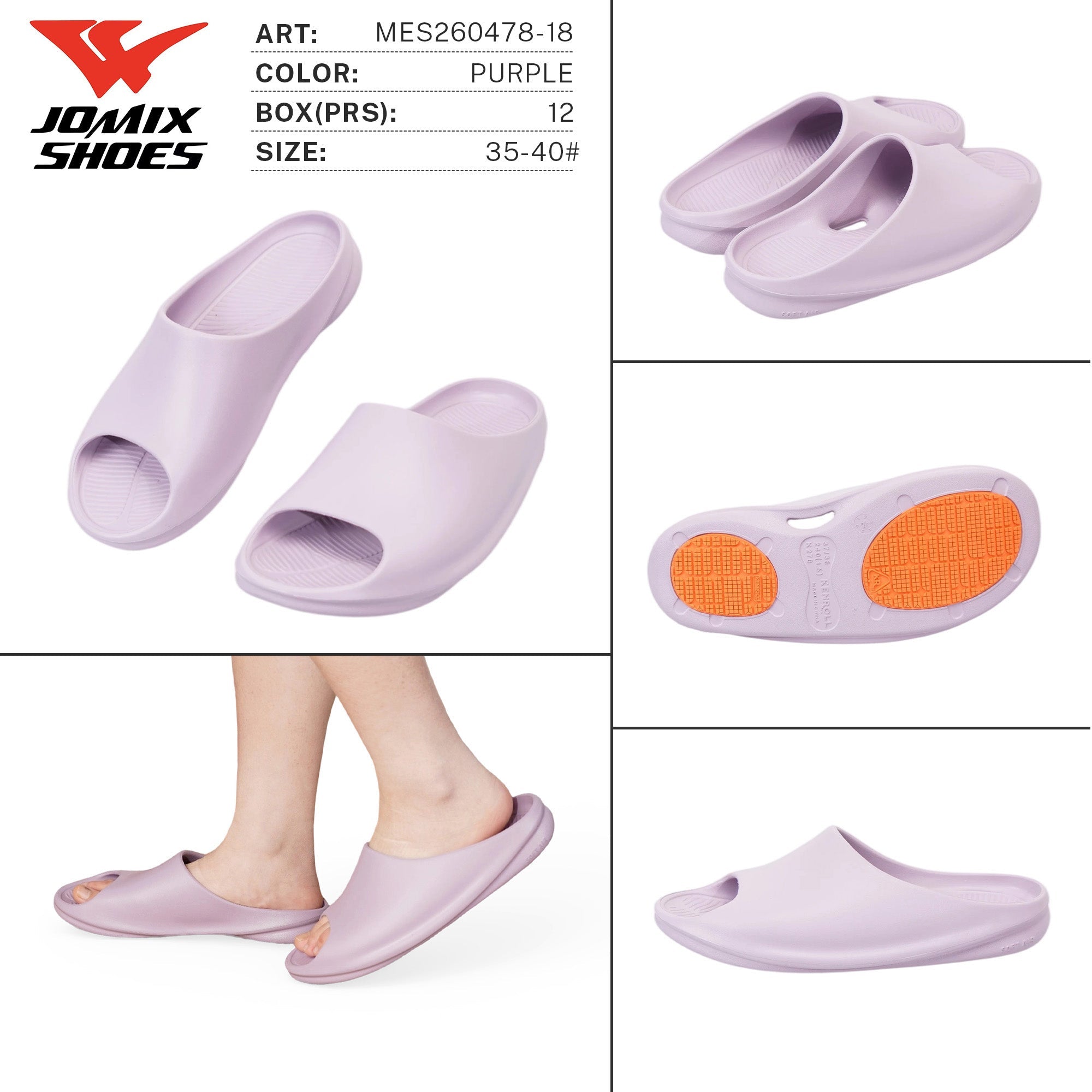 Ciabatte da Donna WES260478-18 - Fornitura all'ingrosso di Ciabatte Donna da Jomix Shoes B2B