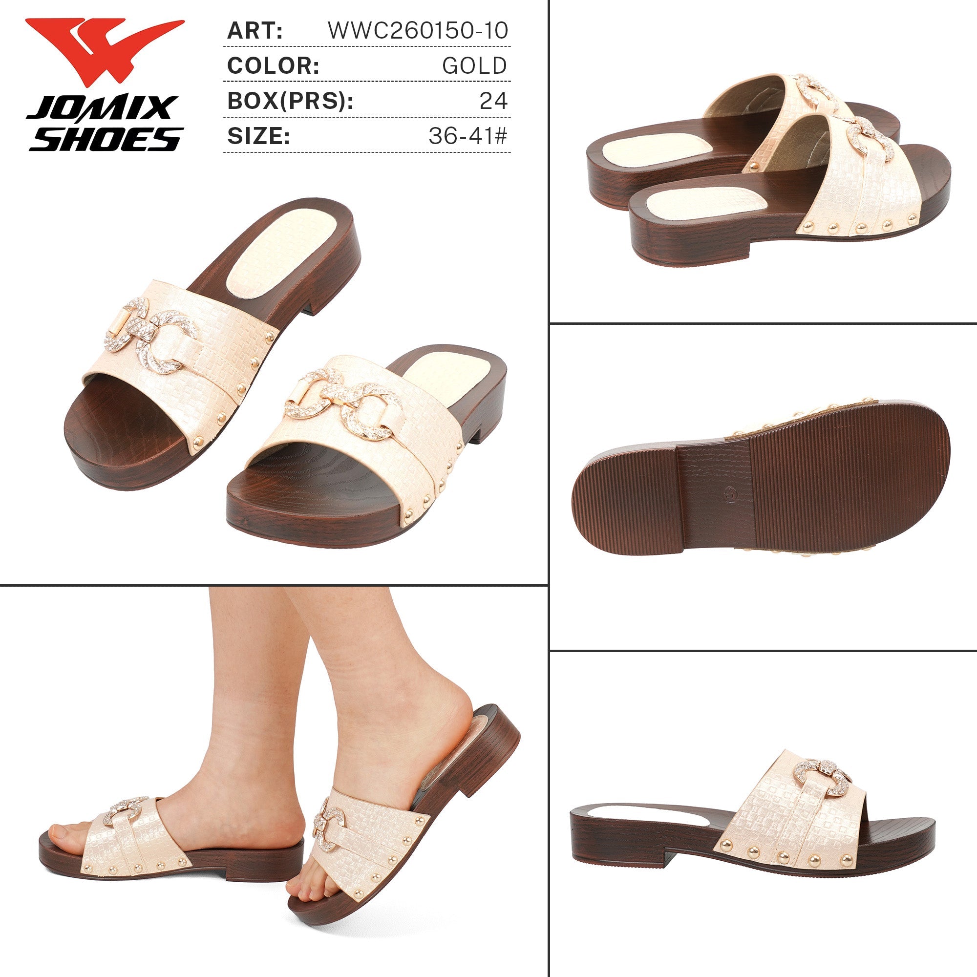 Ciabatte da Donna WWC260150 - 10 - Fornitura all'ingrosso di Ciabatte Donna da Jomix Shoes B2B